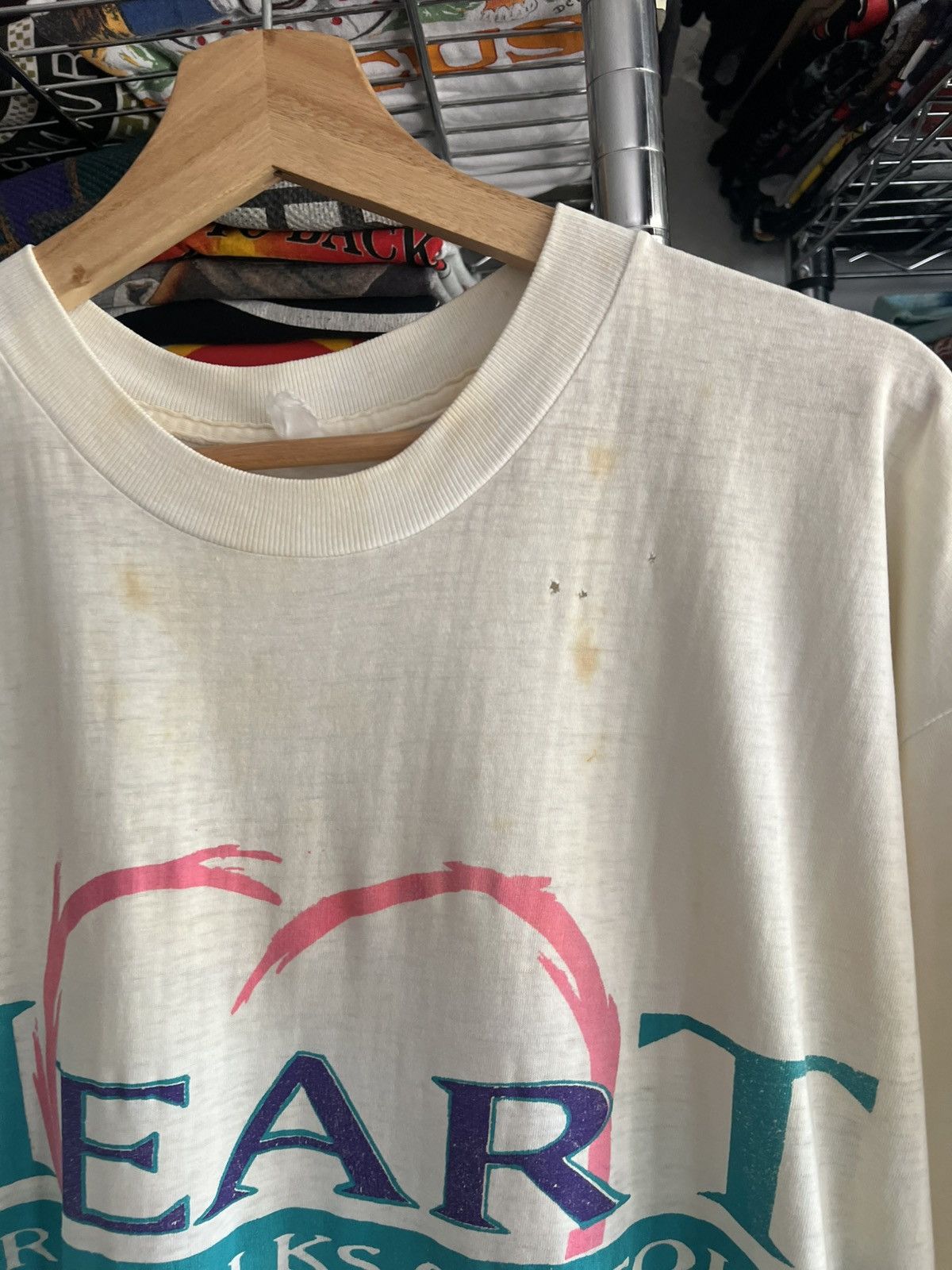 Band Tees 1994 Heart Desire Walks On Tour Single Stitch Tee Size US L / EU 52-54 / 3 - 3 Thumbnail