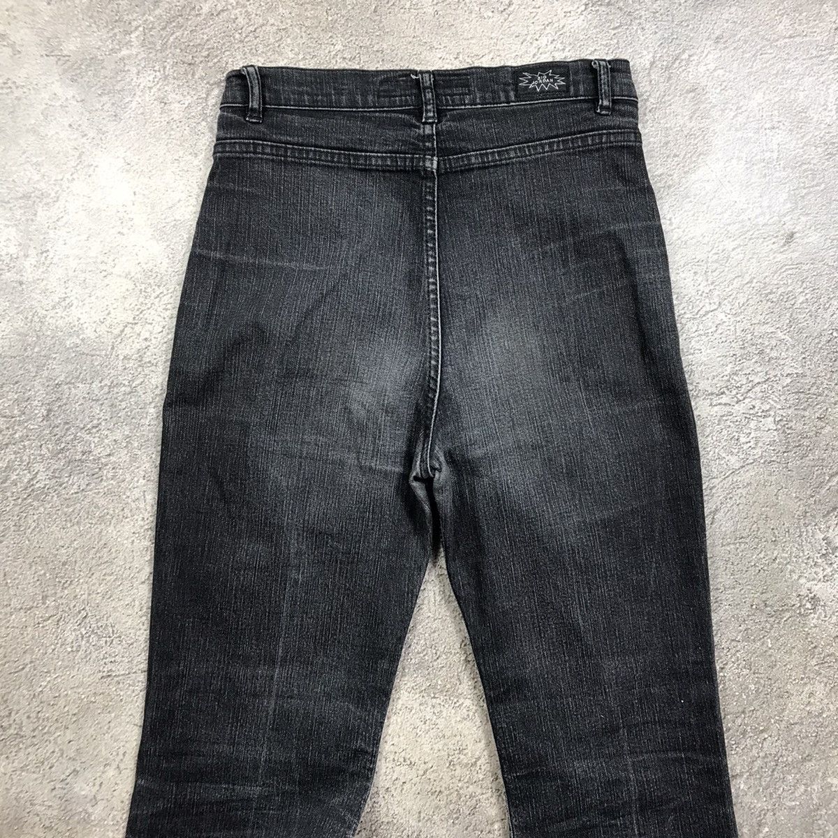 Vintage Vintage 90s Faded Distressed Wide Leg Jeans Grunge Logo 26 Size 26" / US 2 / IT 38 - 6 Thumbnail