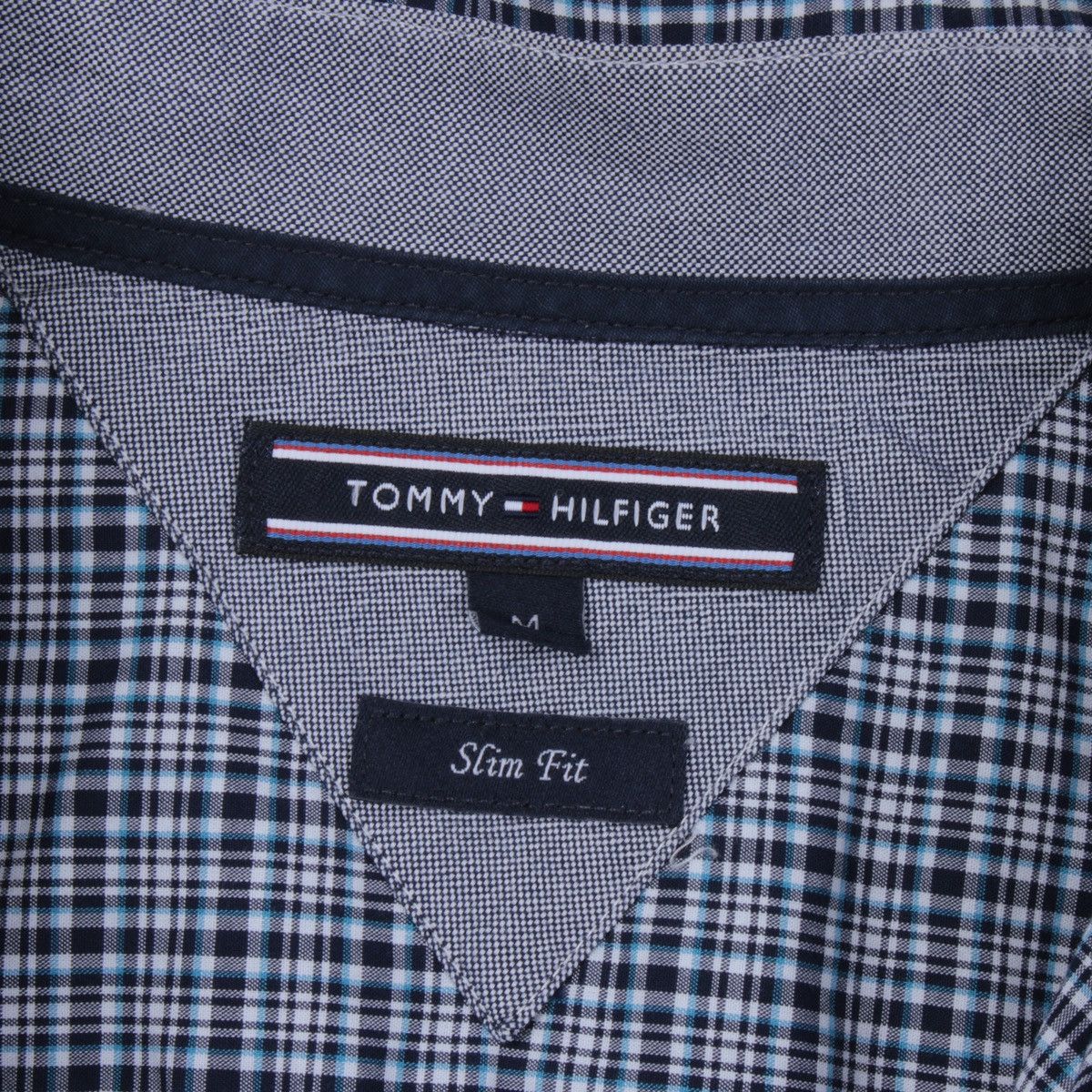 Tommy Hilfiger TOMMY HILFIGER Slim Fit Micro Plaid Long Sleeve Shirt Size US M / EU 48-50 / 2 - 10 Thumbnail