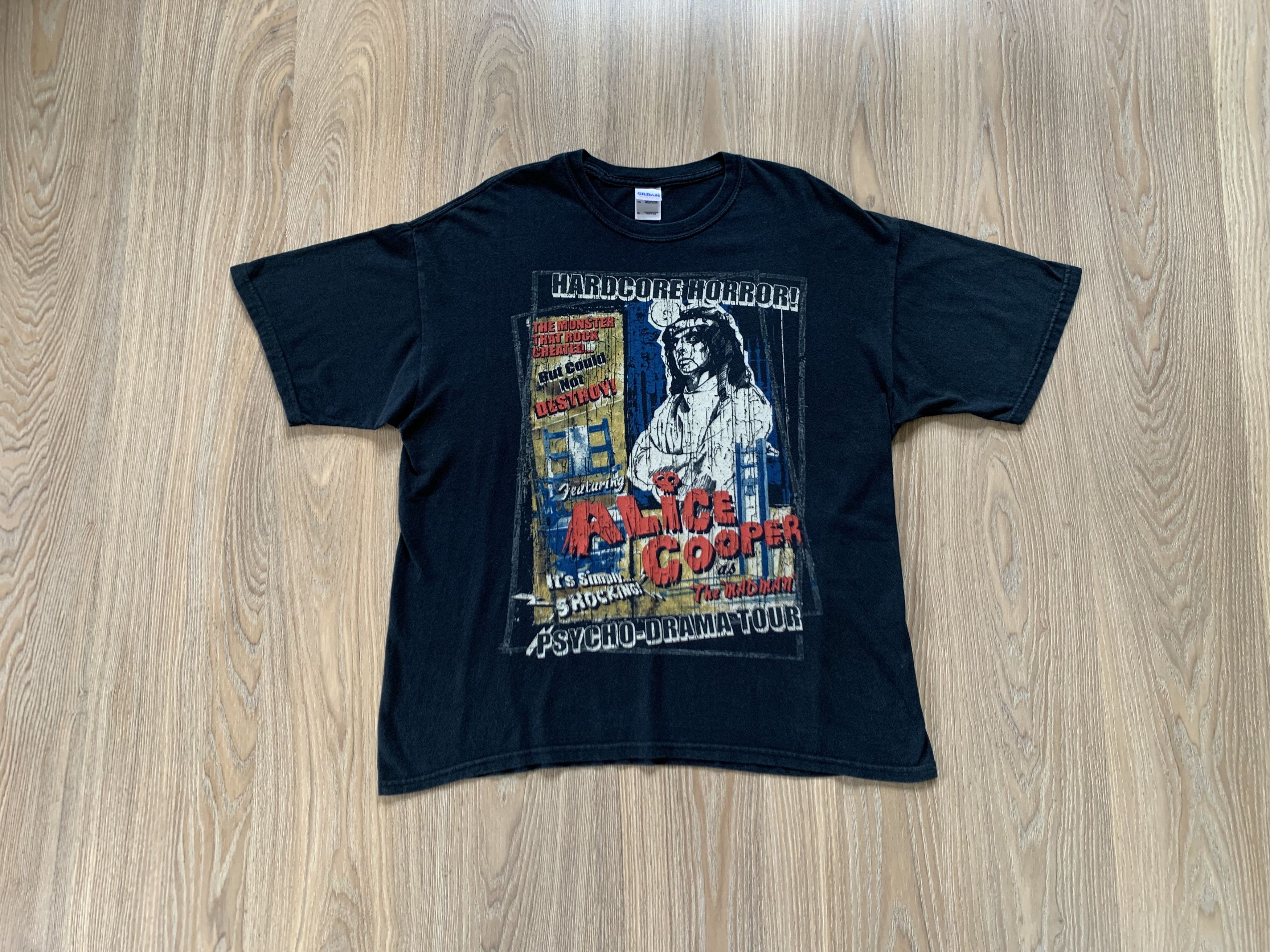 Band Tees Alice Cooper Psycho Drama Tour 2007 Cotton T Shirt Size US L / EU 52-54 / 3 - 1 Thumbnail