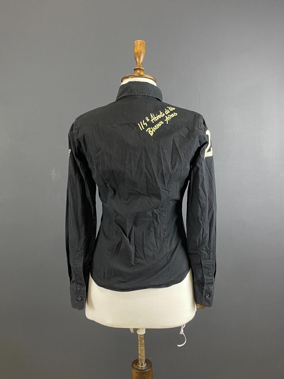 La Martina La Martina Buenos Aires Black Blouse Shirt Size L Size L / US 10 / IT 46 - 7 Thumbnail