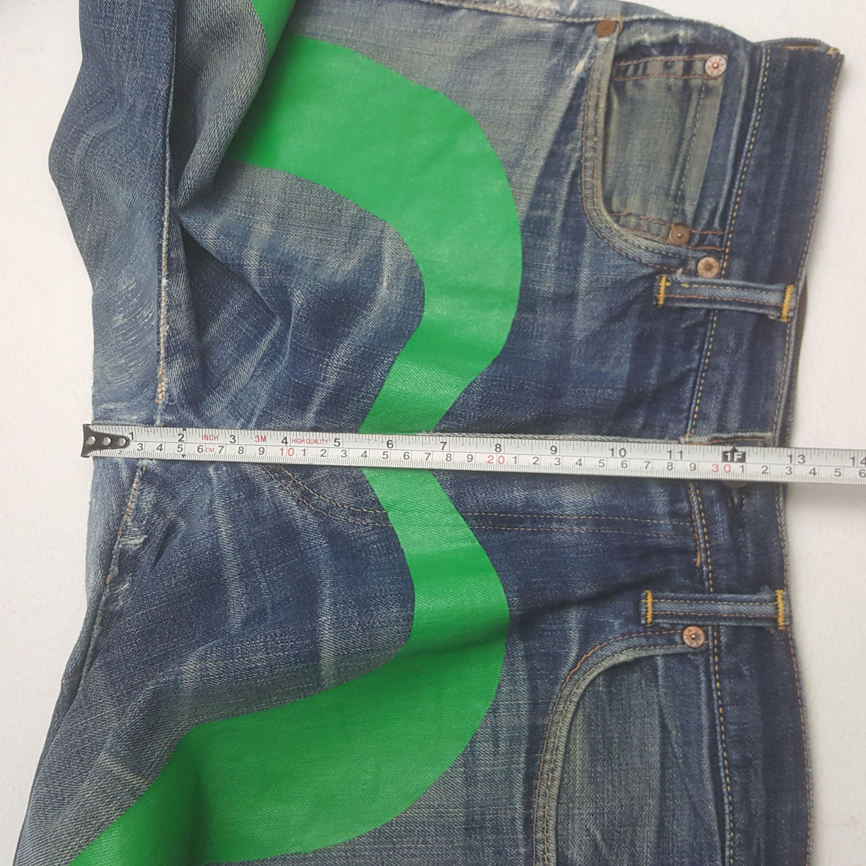Evisu Vintage Evisu Japan Selvedge Custom Art Daicock Denim Jeans Size US 30 / EU 46 - 8 Thumbnail