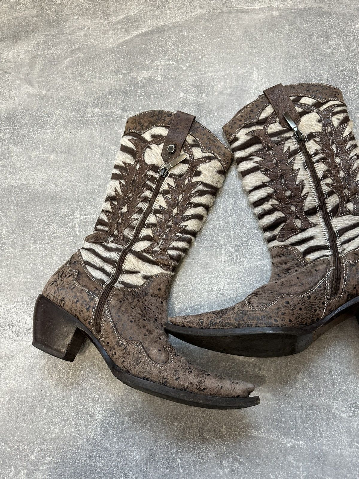 Vintage Vintage Leather Cowboy Boots Size US 6.5 / IT 36.5 - 5 Thumbnail