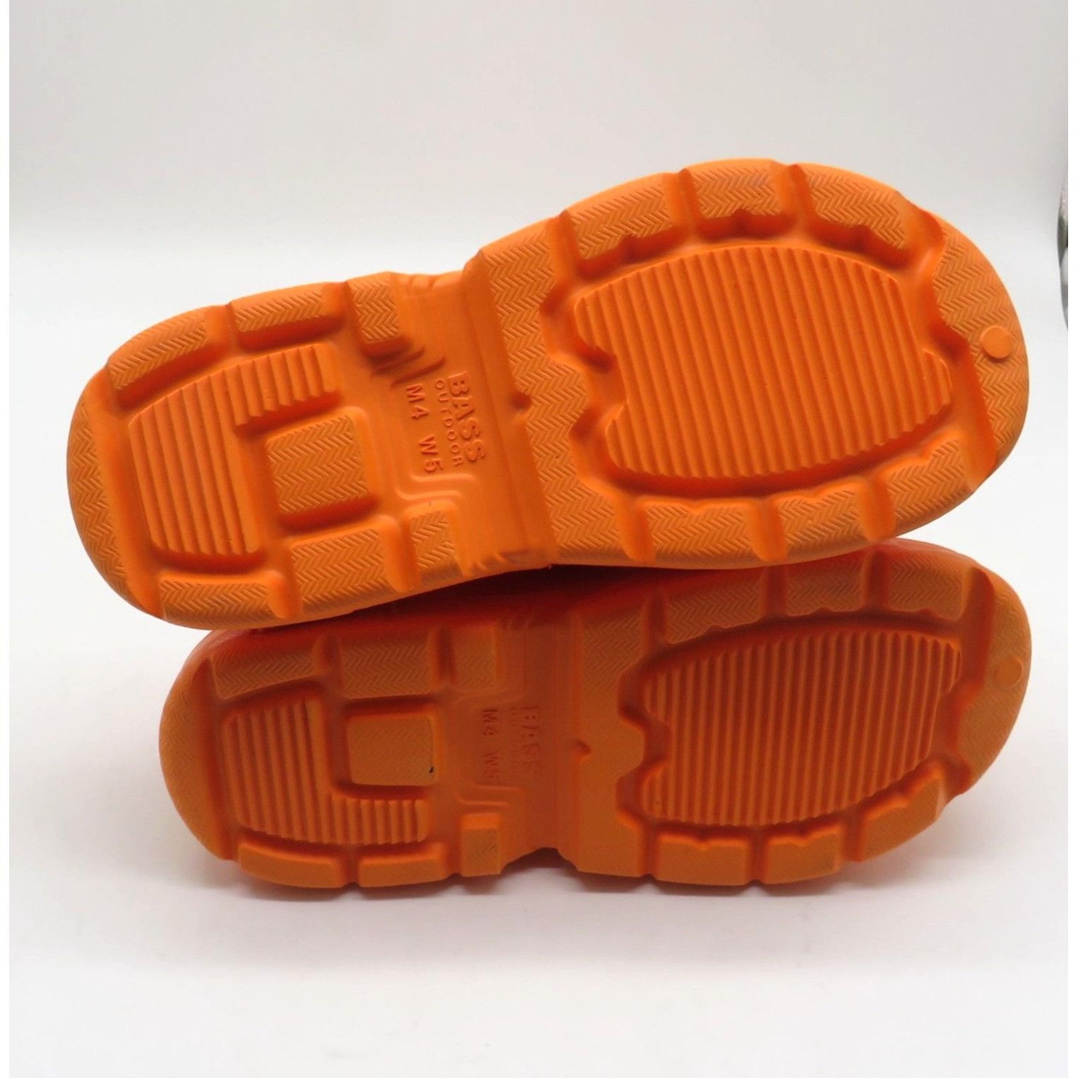 Other Bass Outdoor Unisex Orange Rubber Slip On Clogs Rugged Durab Size US 5 / IT 35 - 6 Thumbnail