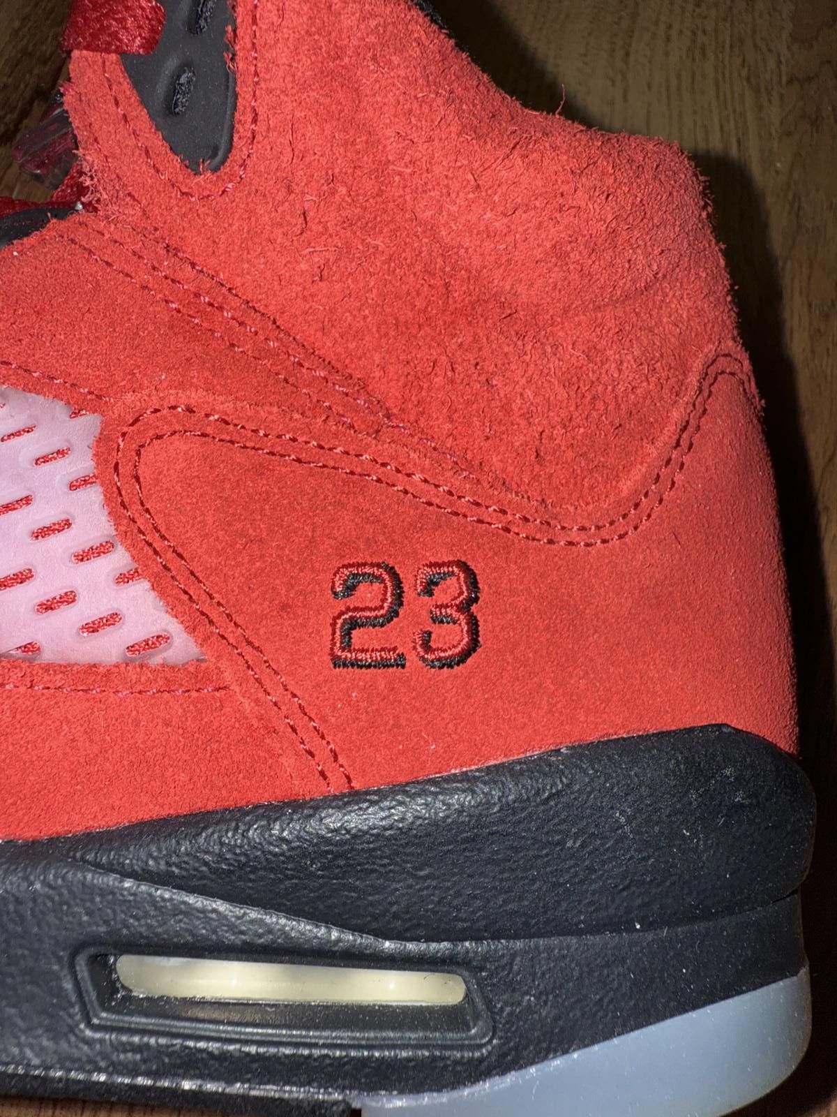 Nike Jordan 5 Retro Raging Bull Red (Gs) Size US 7 / EU 40 - 8 Thumbnail