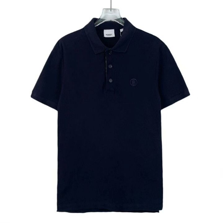 Burberry Burberry TB Monogram Cotton Short-Sleeve Polo Size US S / EU 44-46 / 1 - 1 Thumbnail