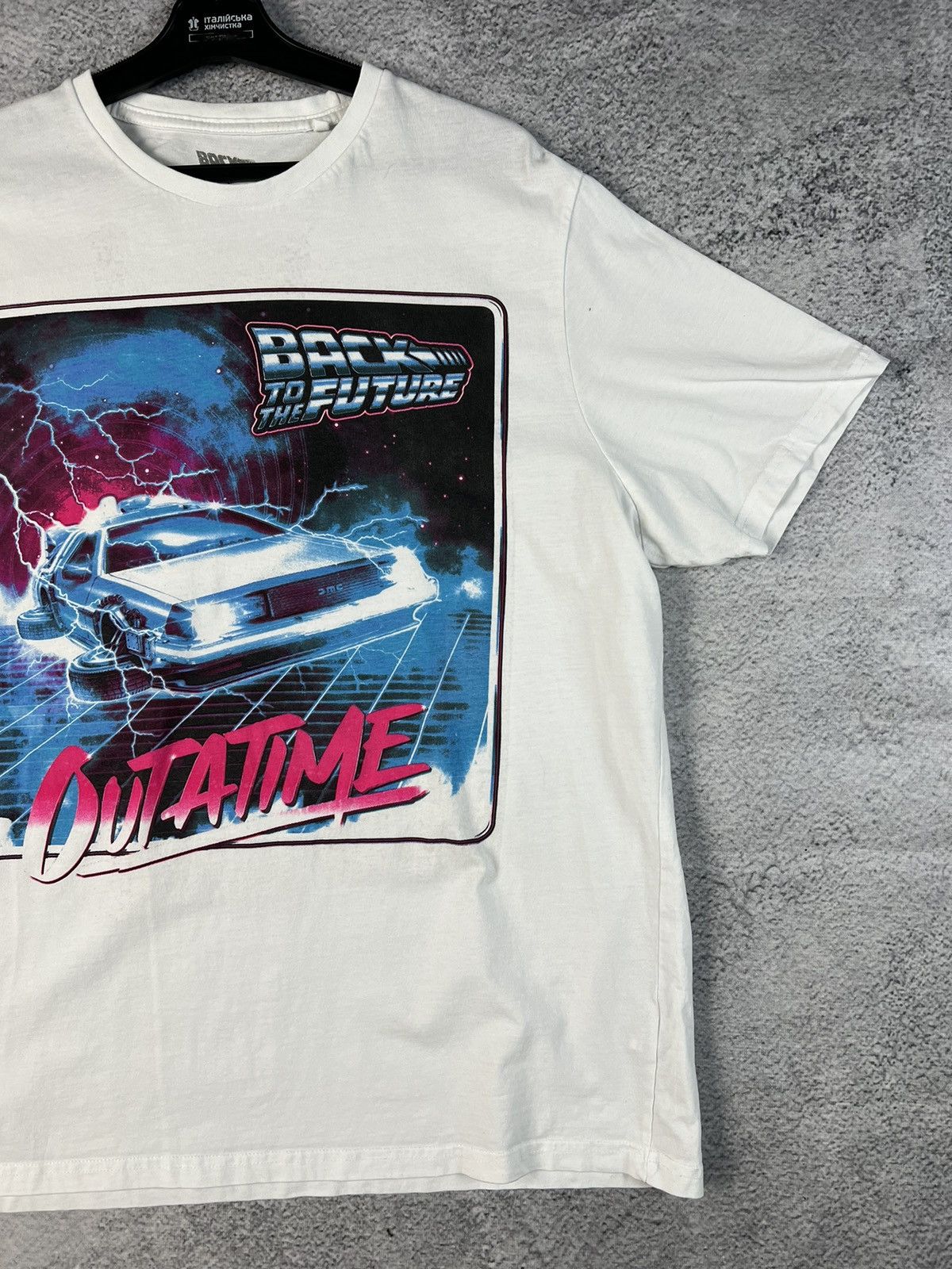 Band Tees Back to the future movie promo merchandise T-shirt Size US XL / EU 56 / 4 - 3 Thumbnail
