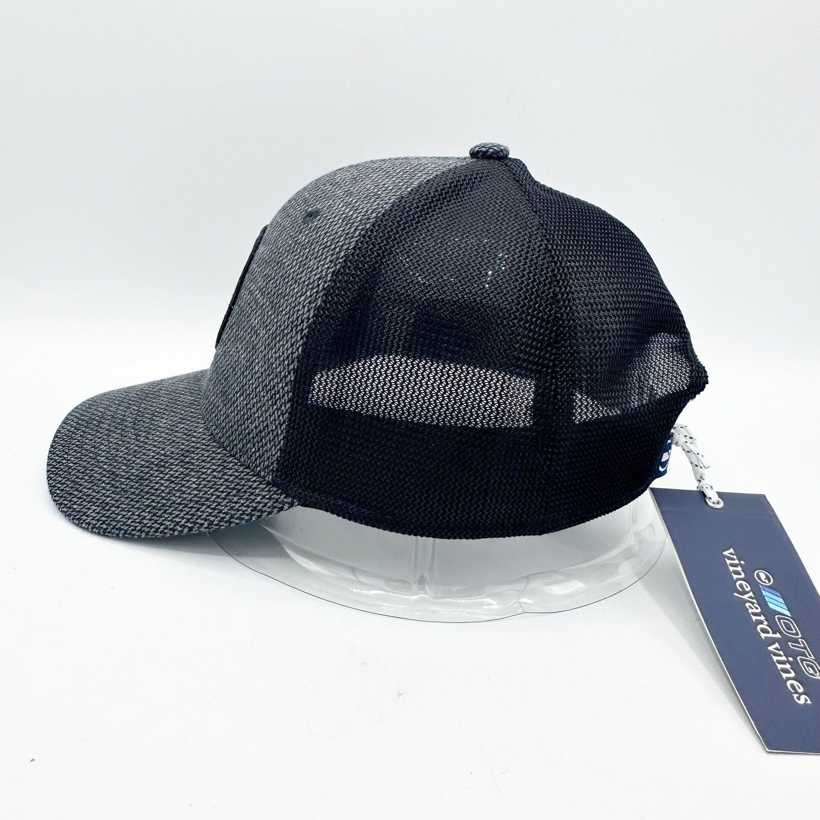 Vineyard Vines Vineyard Vines Houndstooth Patch Trucker Hat Gray Snapback Size ONE SIZE - 6 Thumbnail