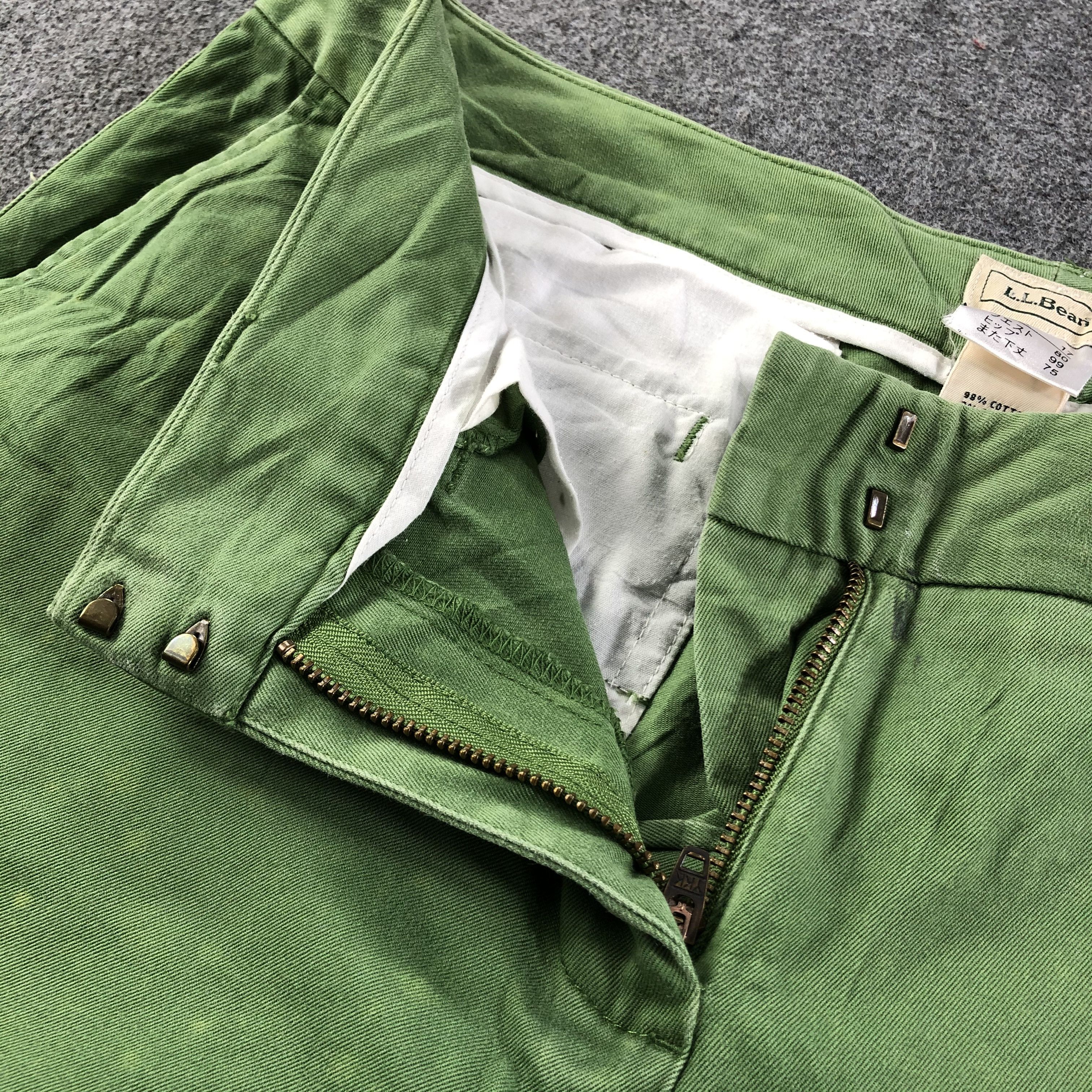 Japanese Brand × L.L. Bean × Vintage LL Bean Pants Green Trouser -J2709 Size US 35 - 6 Thumbnail