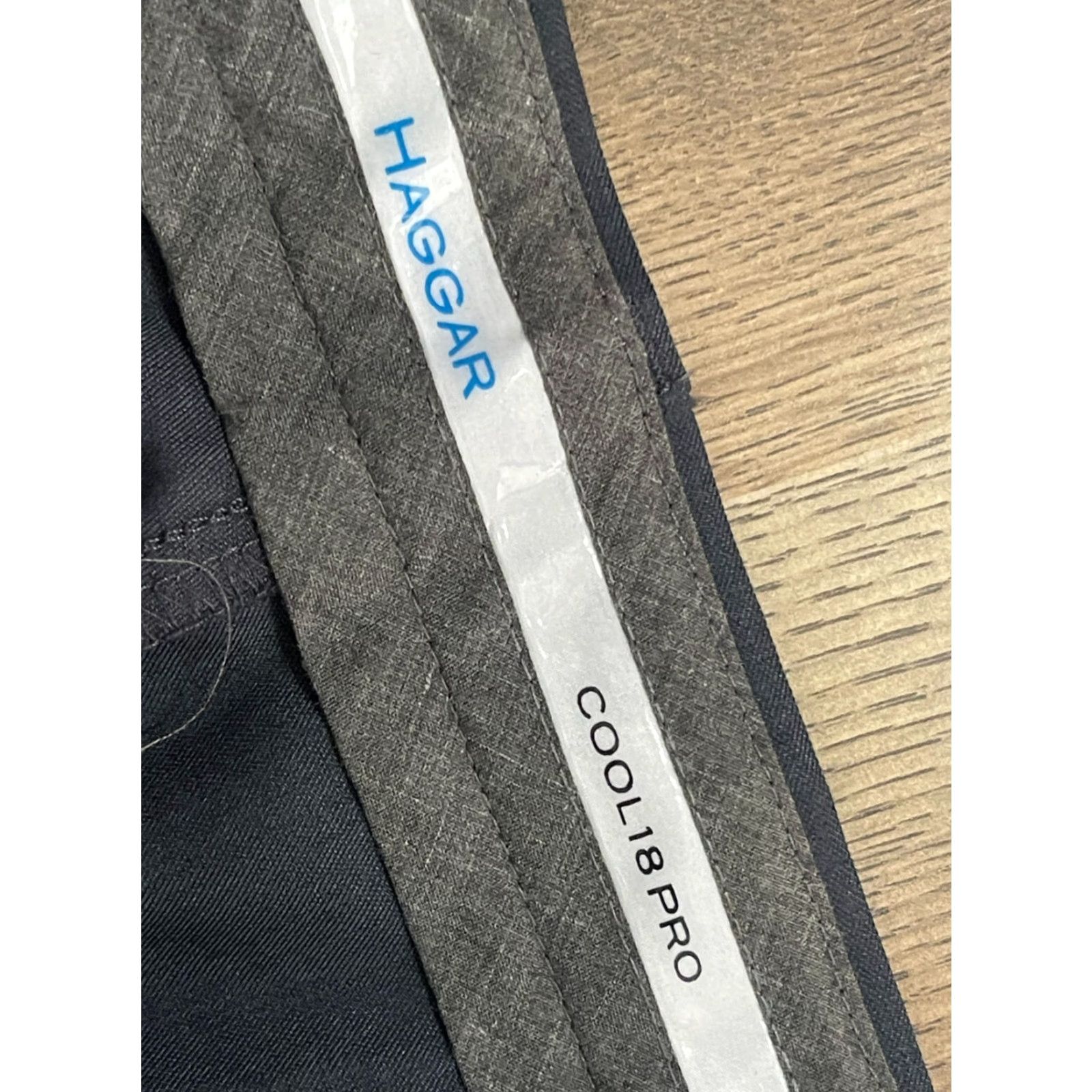 Haggar Haggar Mens Pants 38x30 Blue Classic Fit Pleated Dress Pants COOL18PRO Mens Clothing Pants Size US 38 / EU 54 - 6 Thumbnail