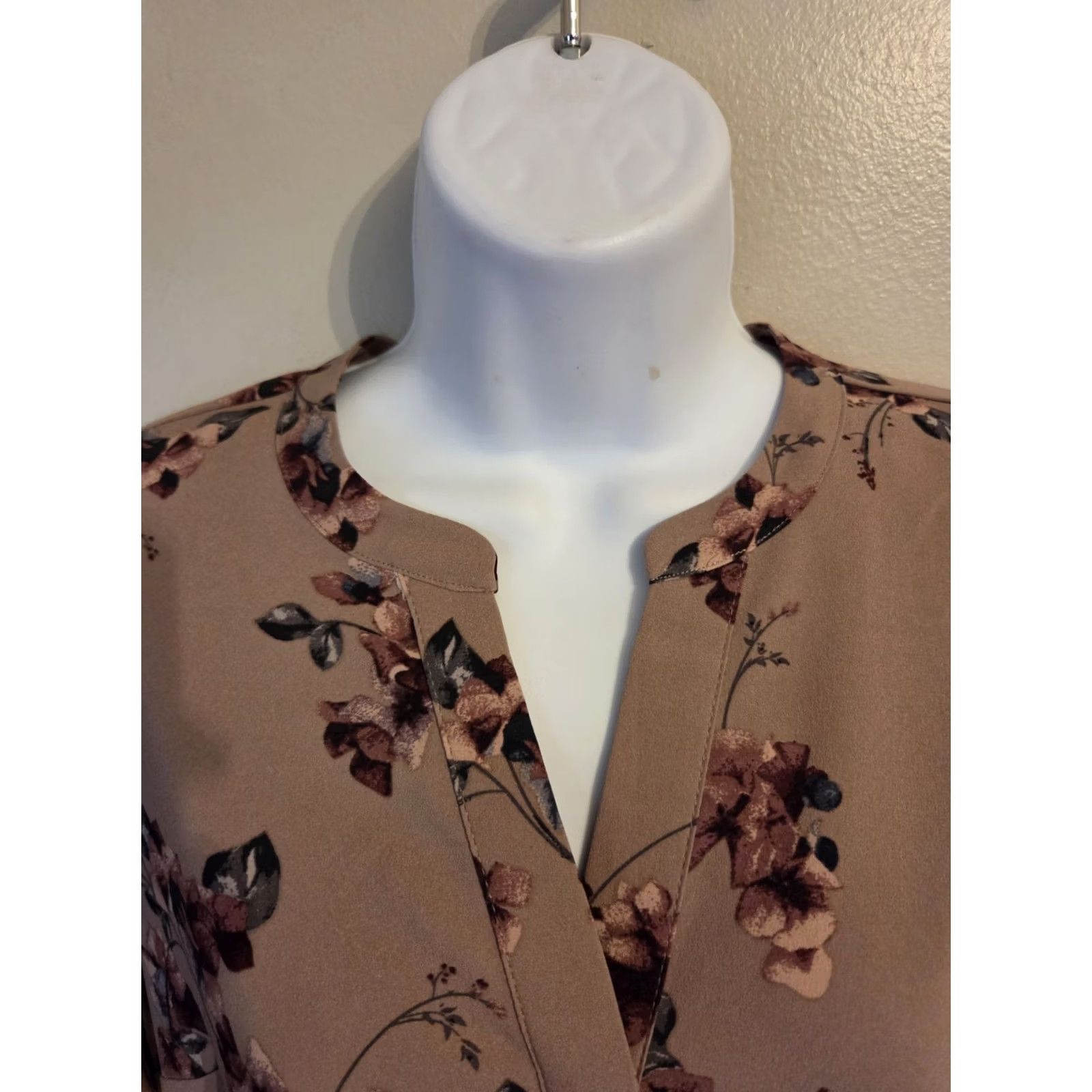 Vintage Hilary Radley Women's Floral Pink Blouse Top Long Sleeve Size Medium Size M / US 6-8 / IT 42-44 - 2 Thumbnail
