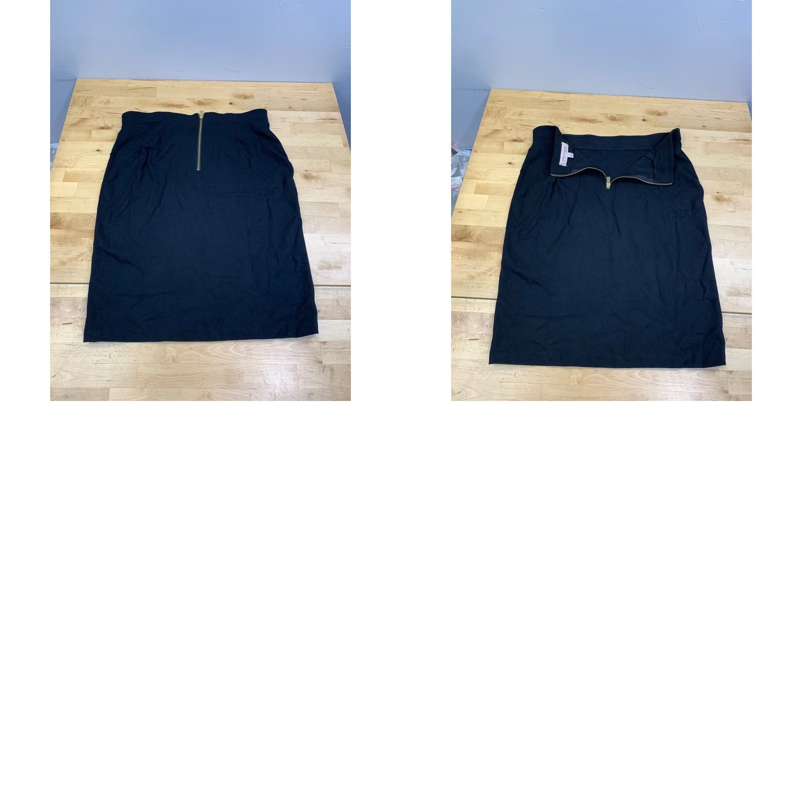 Vintage Philosophy Skirt Women 12 Black Pencil Knee Length Casual Business Size 34" / US 12 / IT 48 - 8 Thumbnail