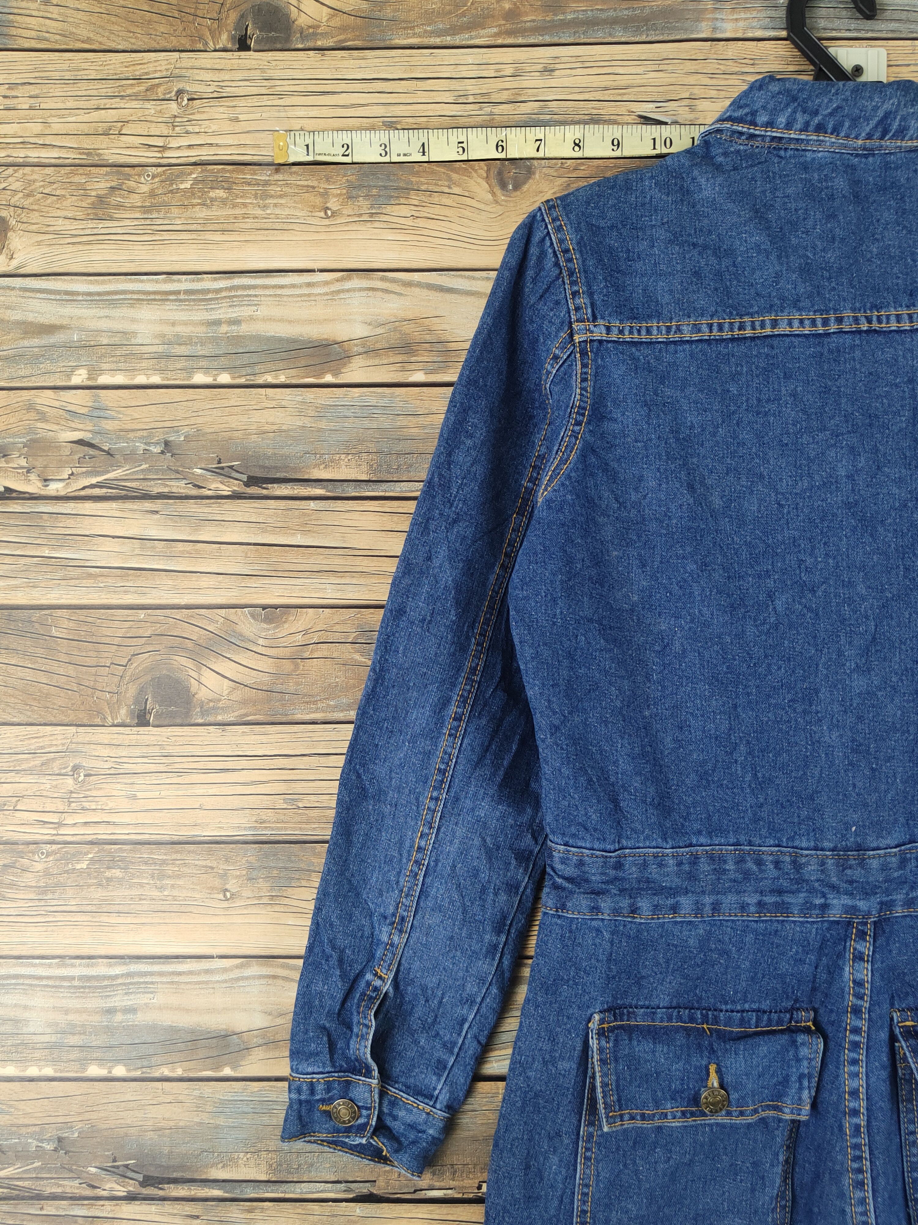 Japanese Brand × Vintage Vintage Japanese Brand Dark Blue Denim Coveralls Size 30" / US 8 / IT 44 - 15 Thumbnail