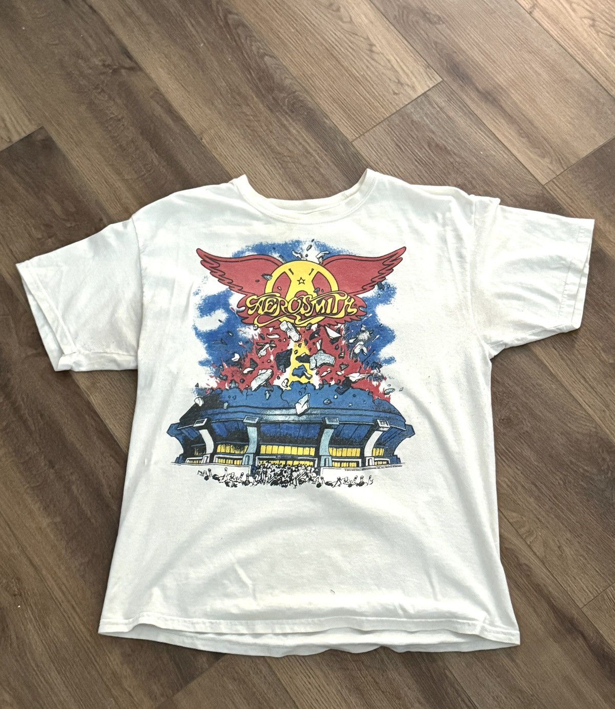 Aerosmith Vintage Aerosmith Graphic Band Tee Rock T-Shirt Size L Size US L / EU 52-54 / 3 - 1 Thumbnail