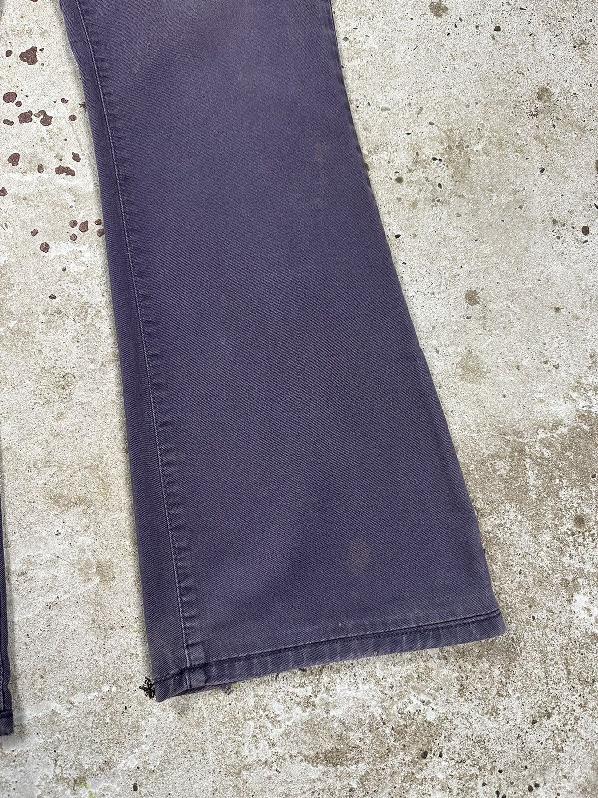 Levi's × Vintage Vintage 2000 Levi’s 525 Bootcut Flared Purple Wide Legs Pant Size US 32 / EU 48 - 4 Thumbnail