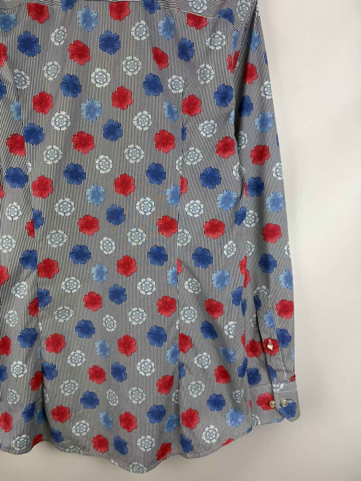 Eton Eton Contemporary Long Sleeve Floral Pattern Button Up Shirt Size US L / EU 52-54 / 3 - 19 Thumbnail