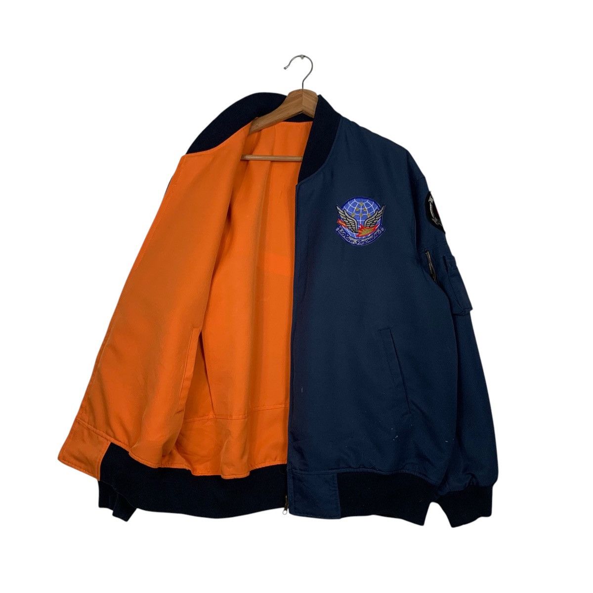 Japanese Brand BLUE IMPULSE DOLPHIN RIDER Reversible Jacket #2042-C88 Size US XL / EU 56 / 4 - 10 Thumbnail