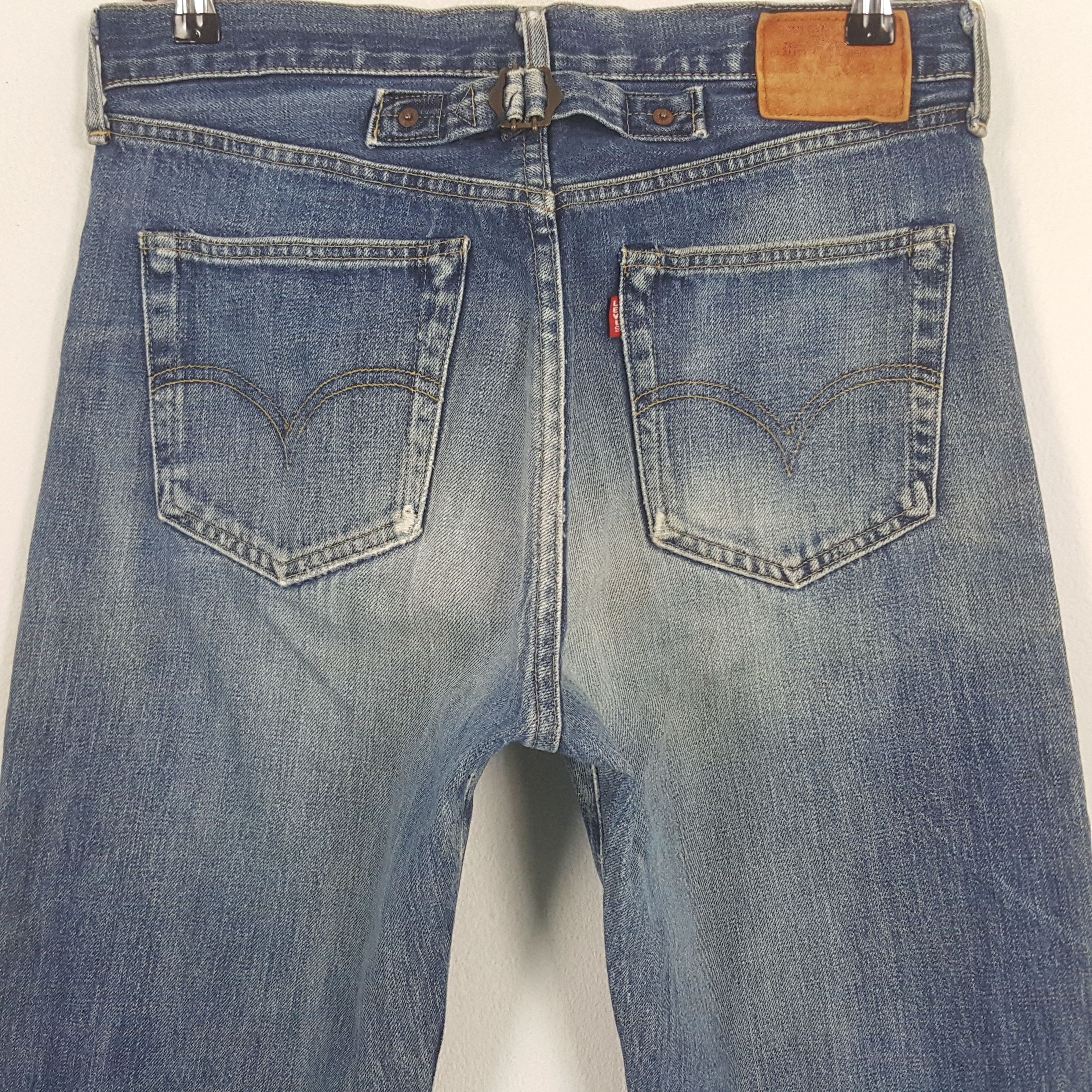 Levi's × Vintage Vintage Levi's Selvedge American Distressed Denim Jeans Size US 32 / EU 48 - 5 Thumbnail