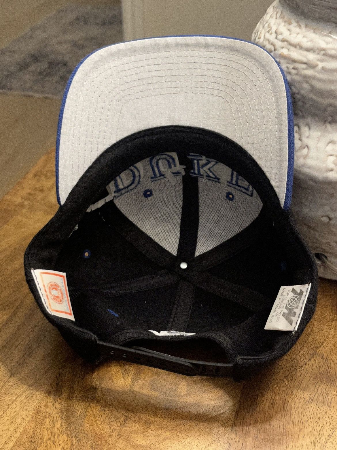 Top Of The World Top Of The World Duke Blue Devils Spellout Snapback Size ONE SIZE - 7 Thumbnail