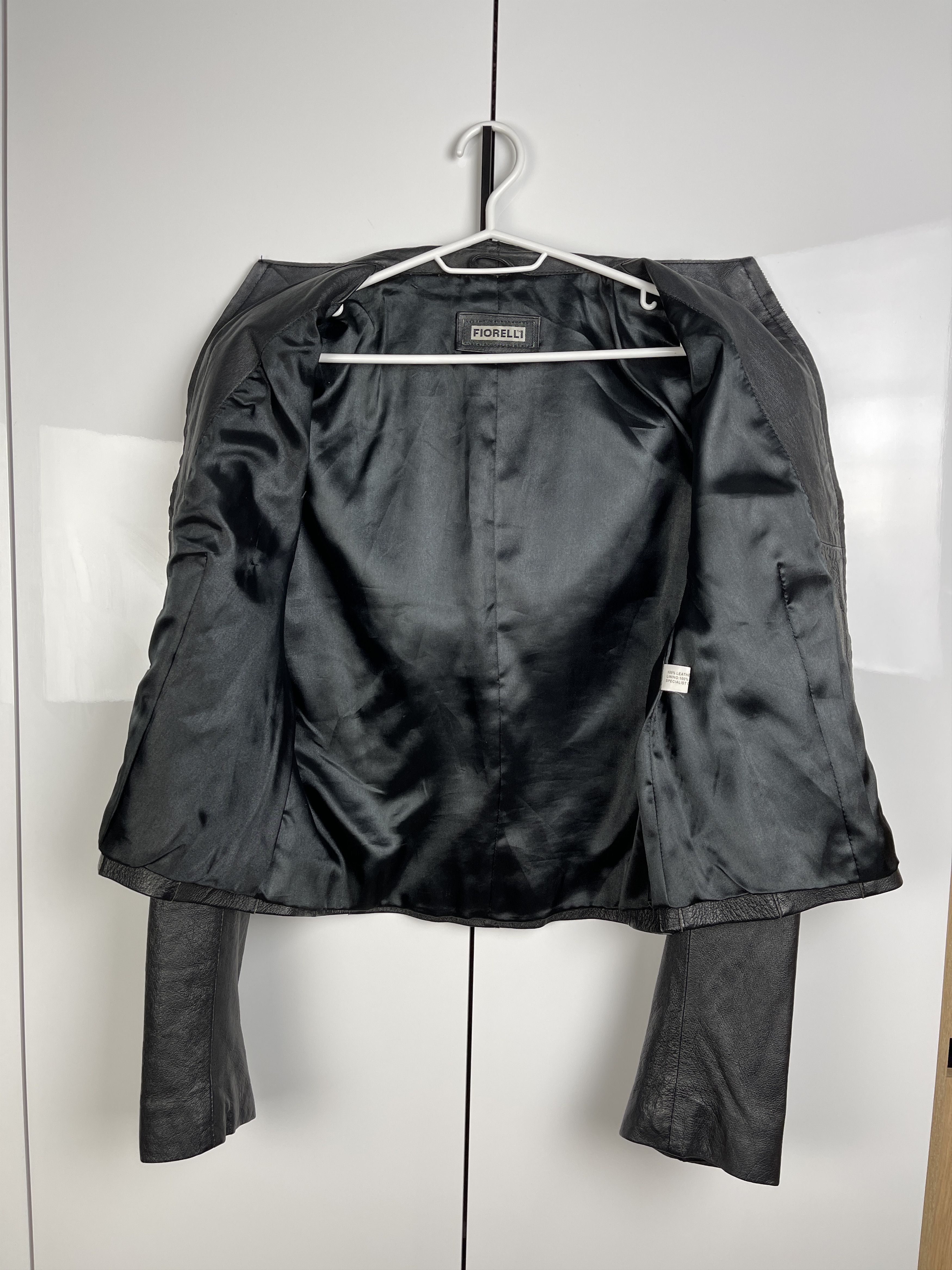 Giorgio Fiorelli Fiorelli Vintage Raw Edge Leather Jacket Size L / US 10 / IT 46 - 8 Thumbnail