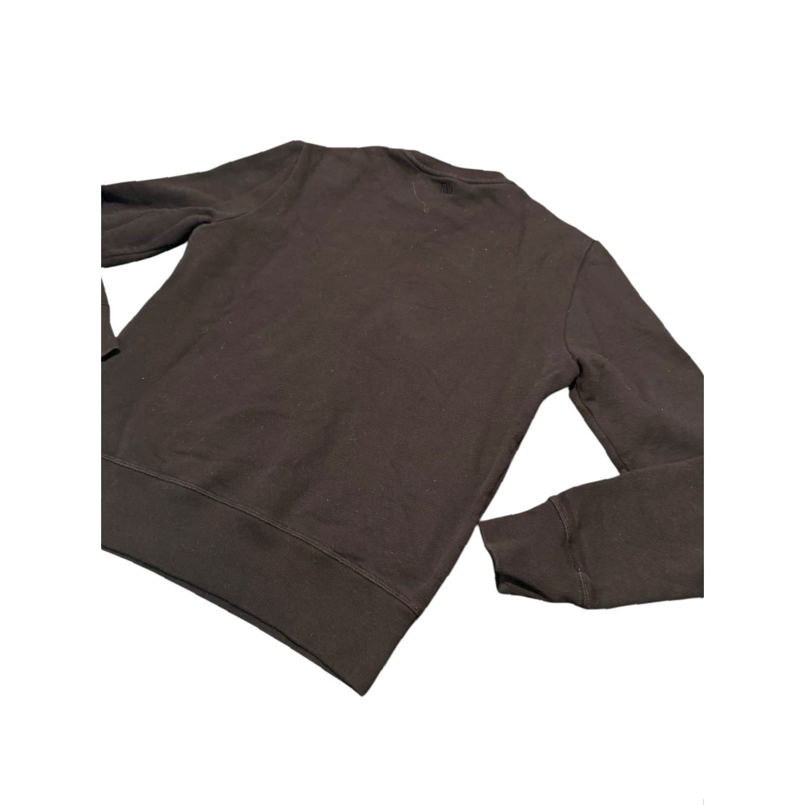 Vintage AMI PARIS F.AMI.LY Black Sweatshirt Knit Crewneck Wool? cotton? (uses original words) Size M / US 6-8 / IT 42-44 - 7 Thumbnail