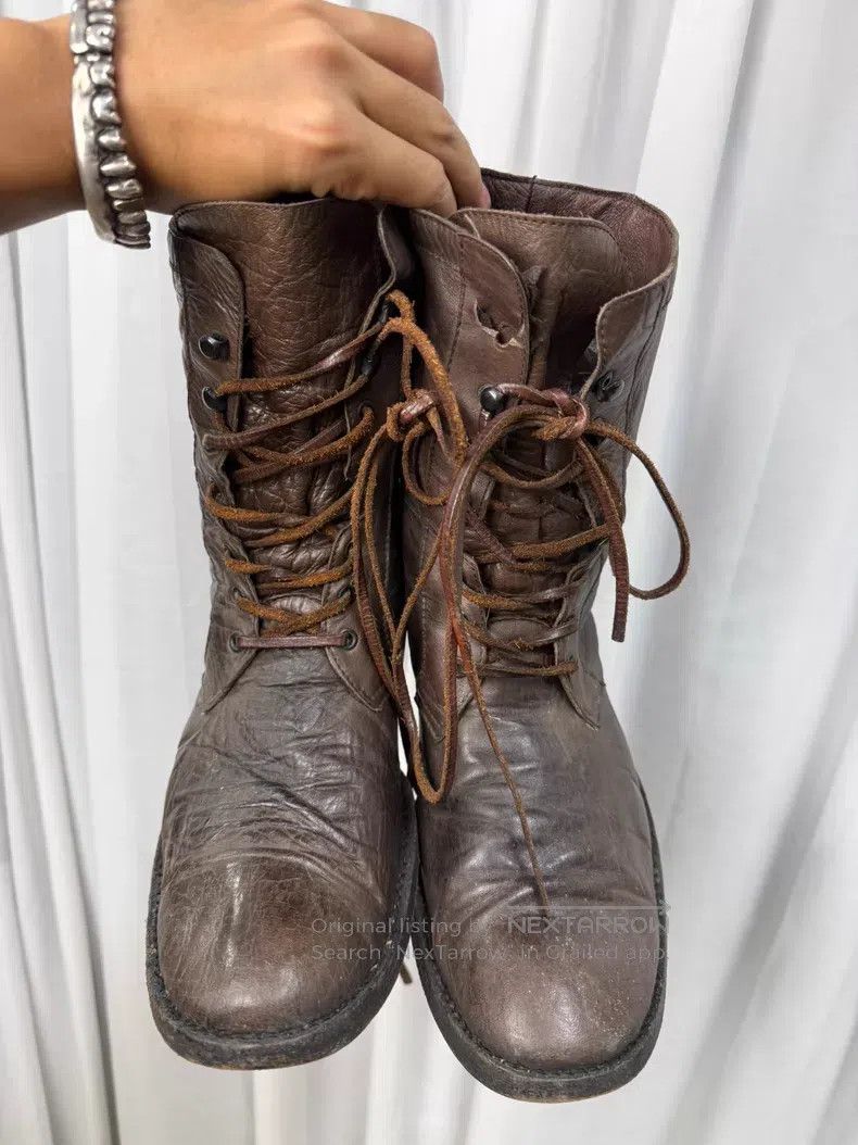 Yohji Yamamoto Yohji Yamamoto Size 27 90s avant-garde lamb leather boots| Size US 9 / EU 42 - 2 Thumbnail