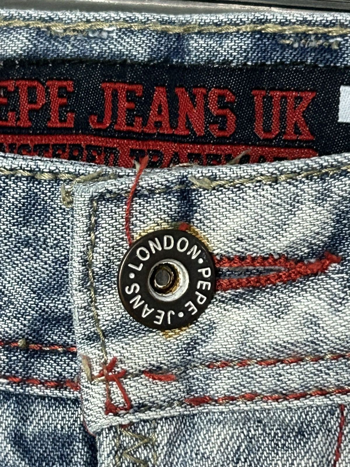 Pepe Jeans × Vintage 🔥 PEPE JEANS UK Embroidery Logo Size US 38 / EU 54 - 16 Thumbnail