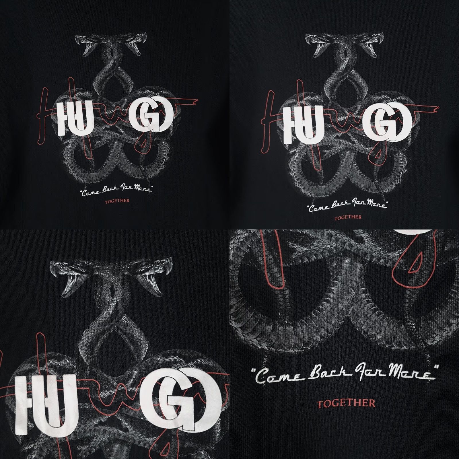 Hugo Boss Hugo Boss Hoodie Mens Small Black Snake Graphic Back Hit Pullover Sweatshirt Size US S / EU 44-46 / 1 - 9 Thumbnail