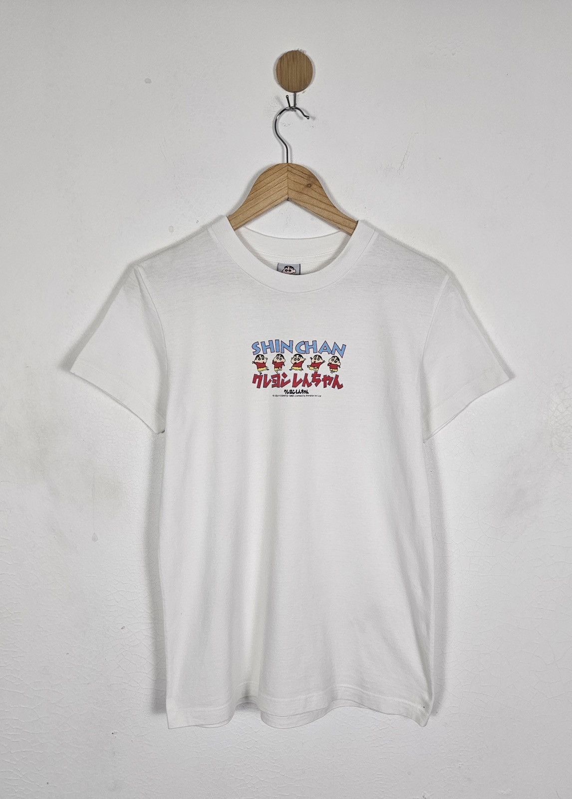 Vintage Vintage Crayon Shin Chan 90s 1992 tv cartoon show tee shirt Size US S / EU 44-46 / 1 - 1 Thumbnail