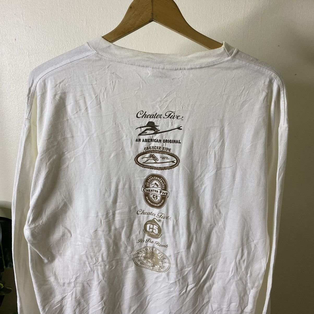 Vintage Vintage 2000s Cheater Five Surf LS T Shirt Size US L / EU 52-54 / 3 - 2 Thumbnail
