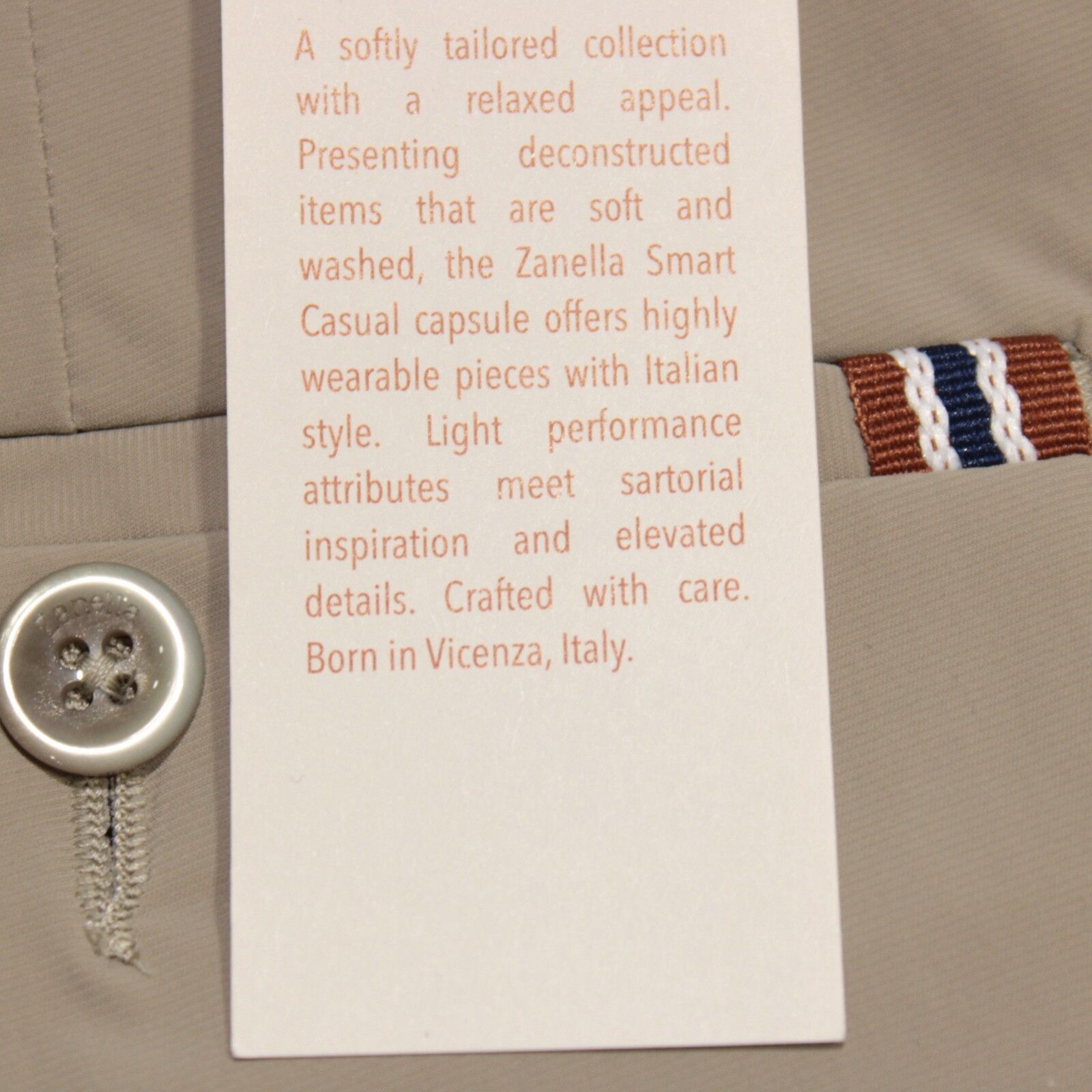 Zanella Zanella New with tags Casual Pants Size 36 US In Beige Size US 36 / EU 52 - 5 Thumbnail