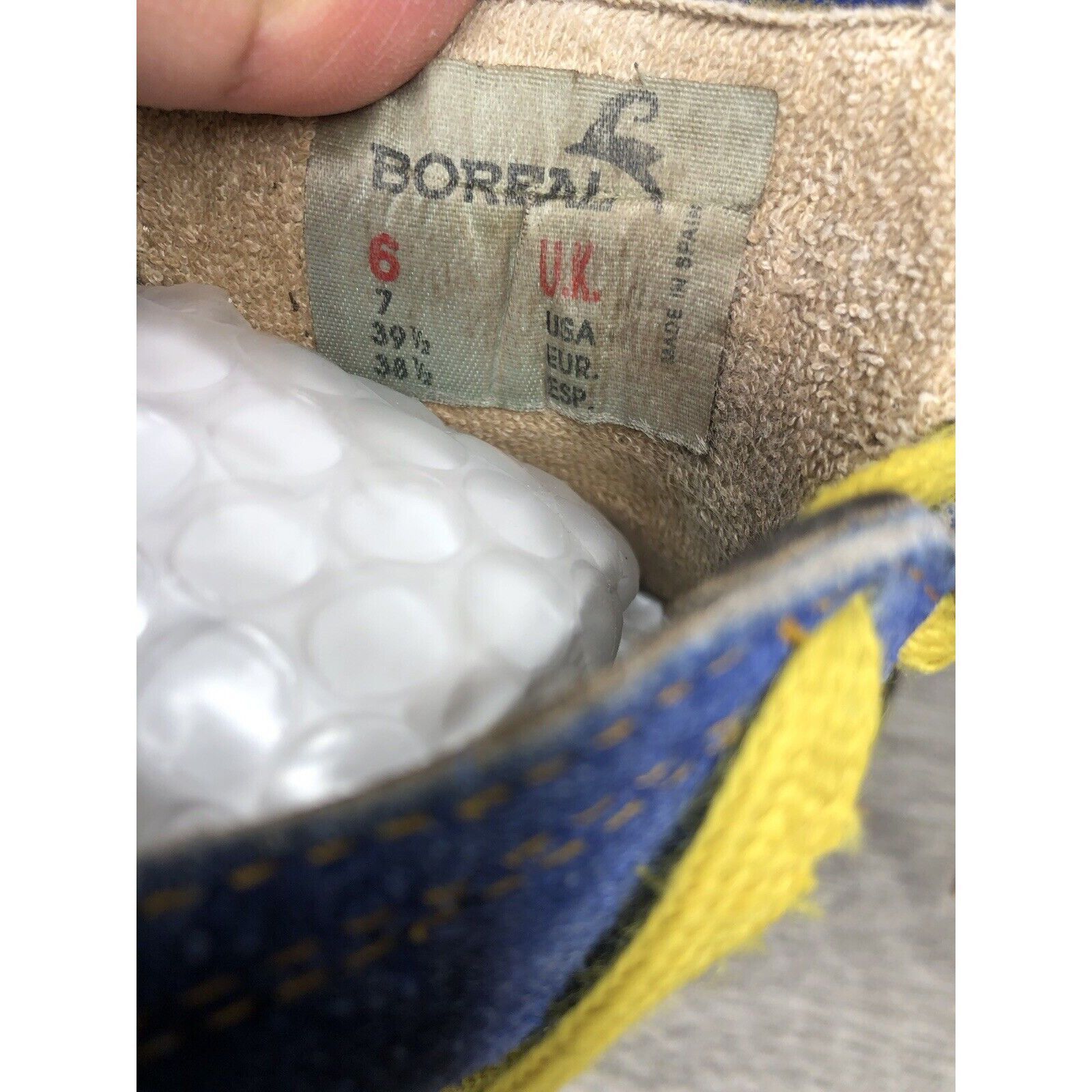Other BOREAL Zephyr Blue Suede Leather Rock Climbing Shoes Men Sz Size US 7 / EU 40 - 3 Thumbnail