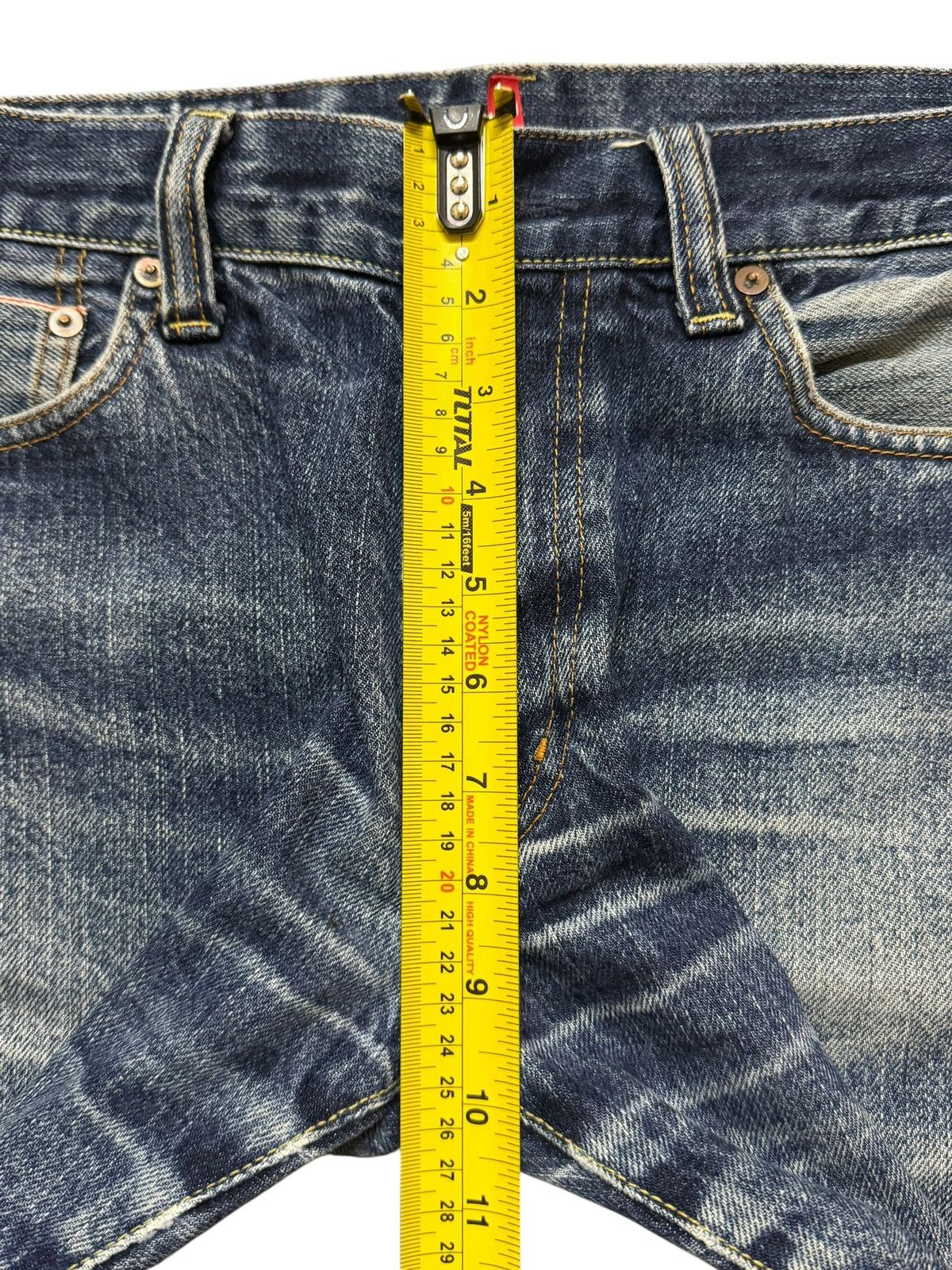 Uniqlo Vintage Y2K Japan Uniqlo Selvedge Faded Whiskers Loose Fits Size US 32 / EU 48 - 13 Thumbnail