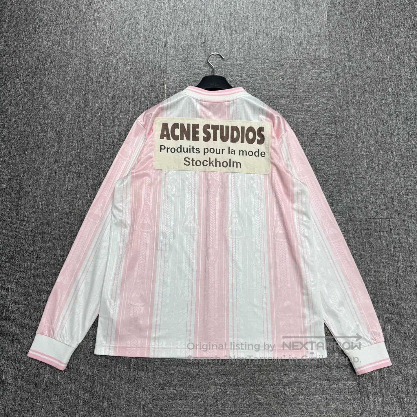 Acne Studios Multi Color Striped Long Sleeve Jersey with Number 13. Size US S / EU 44-46 / 1 - 5 Thumbnail