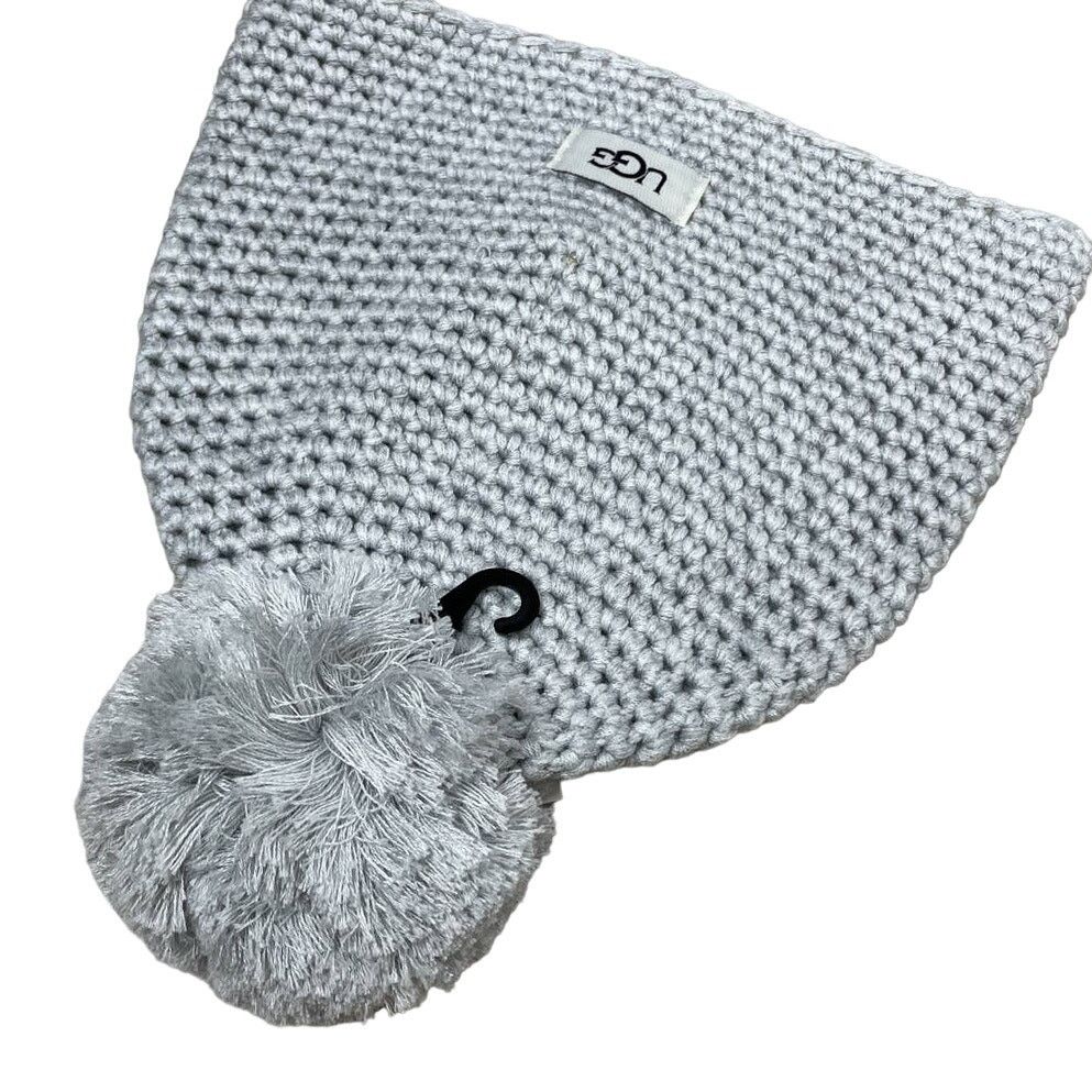 Ugg UGG Grey Pom Pom Beanie winter Hat Size ONE SIZE - 6 Thumbnail