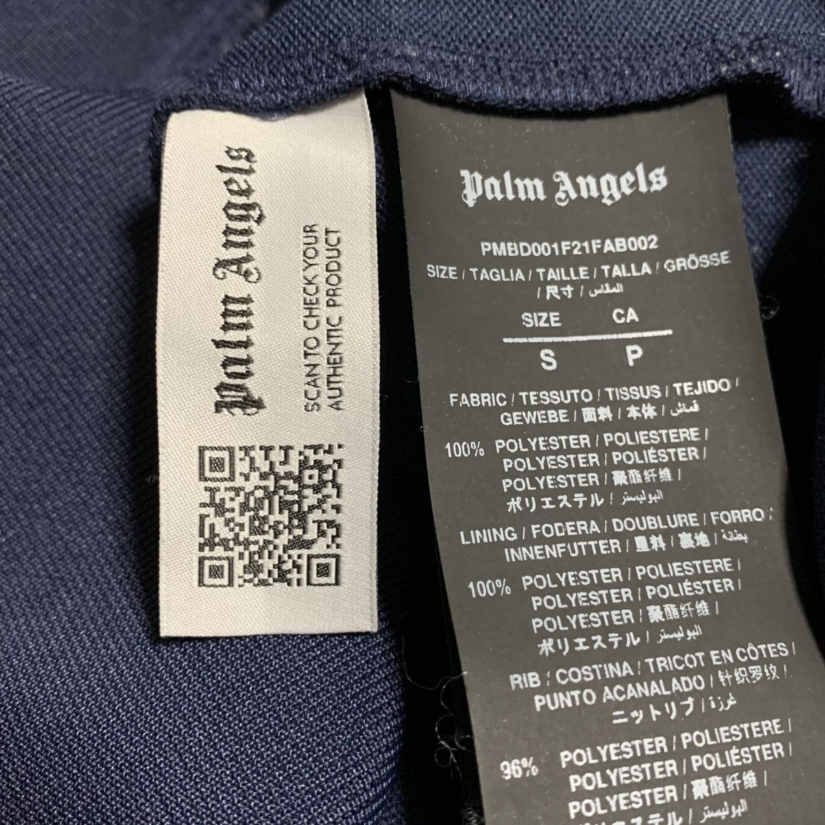 Palm Angels Palm Angels Small Track Jacket Blue Classic Track Top Size US S / EU 44-46 / 1 - 8 Thumbnail