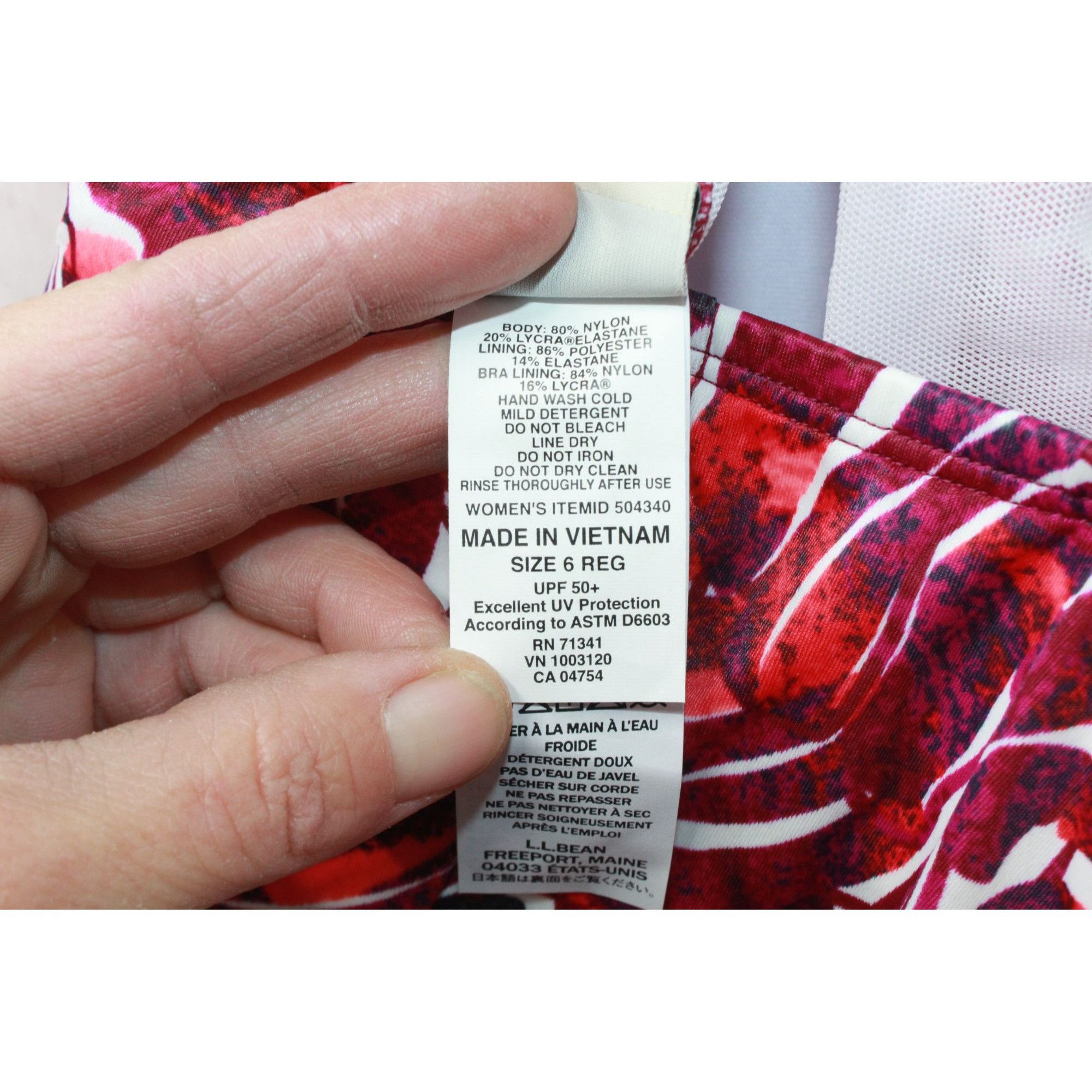 L.L. Bean LL Bean Womens Mix & Match Swimwear Tankini Top Size M / US 6-8 / IT 42-44 - 8 Thumbnail