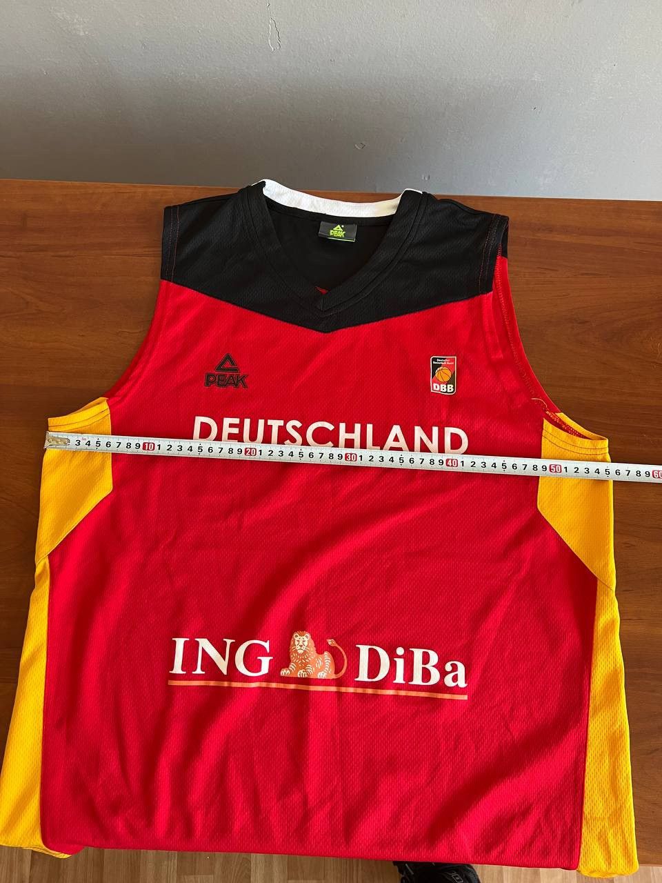 Sports Specialties 2024/25 DBB DEUTSCHLAND GERMANY TEAM PEAK BASKETBALL JERSEY Size US S / EU 44-46 / 1 - 12 Thumbnail