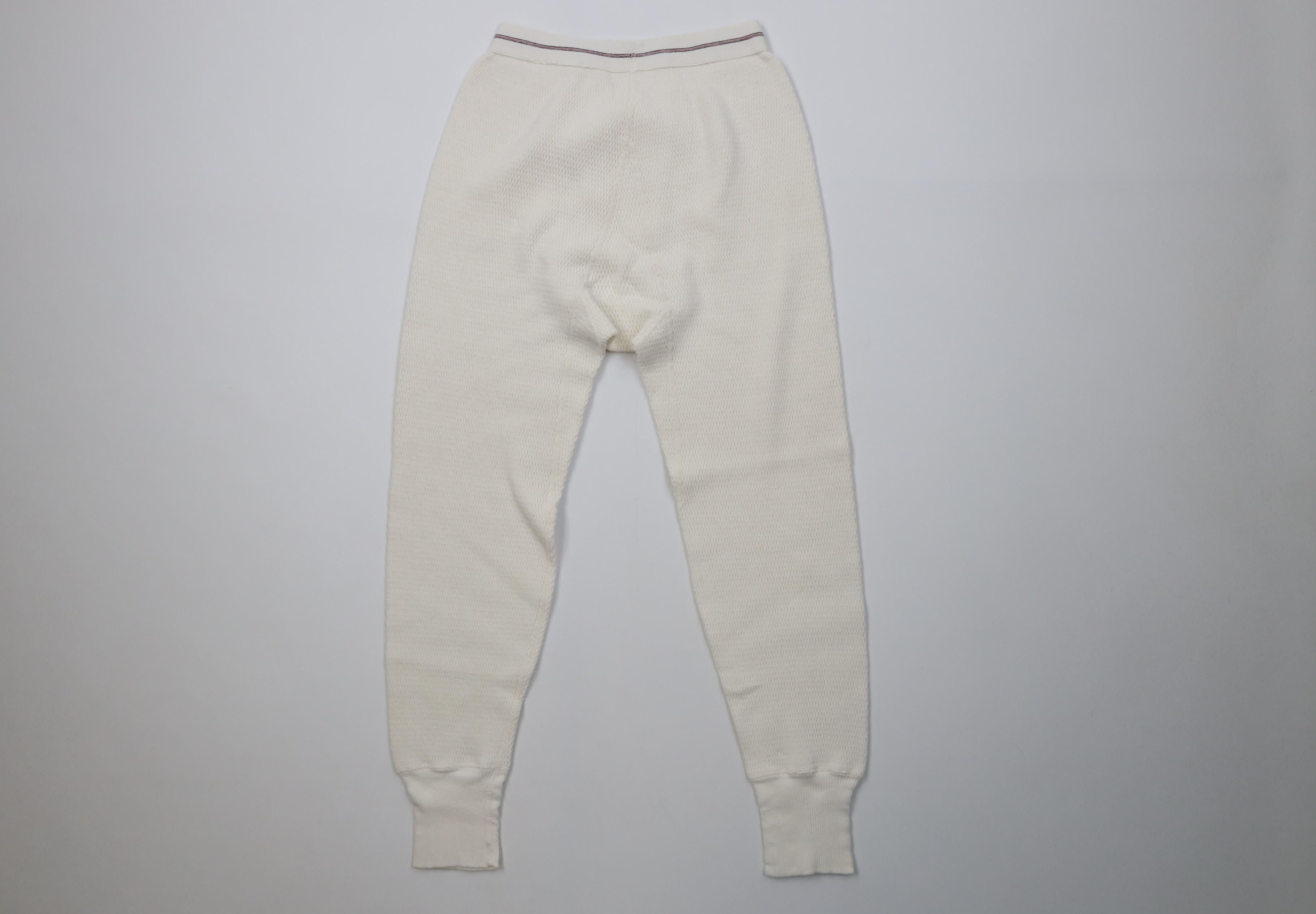 Hanes Vintage 60s Hanes Thermal Knit Joggers Pants Base Layer USA Size US 34 / EU 50 - 7 Thumbnail