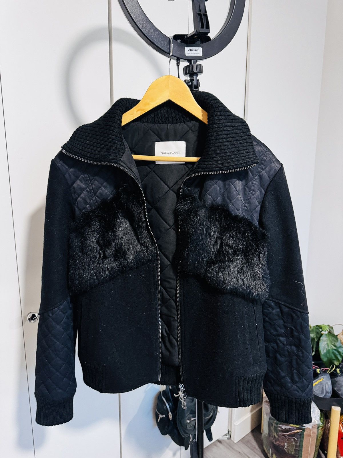 Pierre Balmain Pierre Balmain Fur Jacket Size S / US 4 / IT 40 - 1 Thumbnail