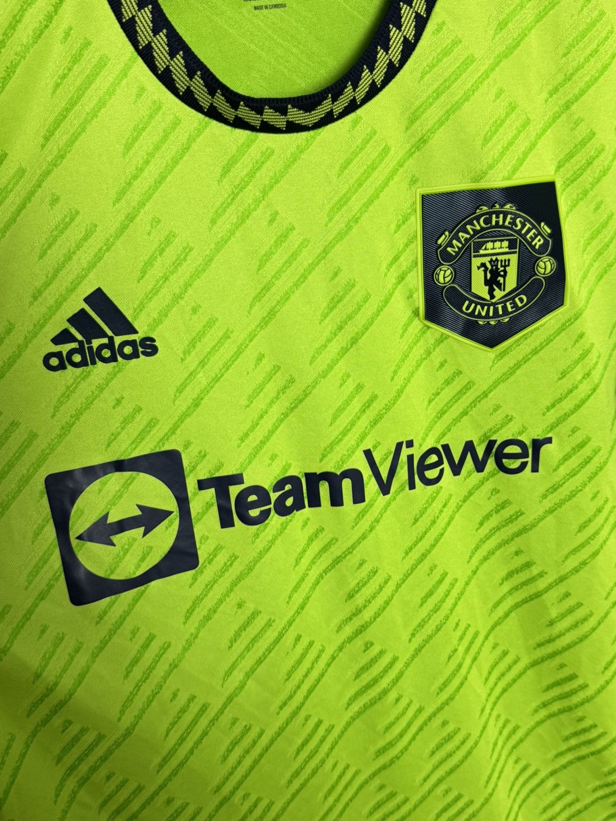 Adidas HEAT.RDY Manchester United 22/23 Third Football Jersey Shirt Size US L / EU 52-54 / 3 - 3 Thumbnail