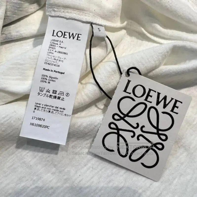 Loewe Loewe Summer Cotton Graphic Tee . Size S / US 4 / IT 40 - 4 Thumbnail