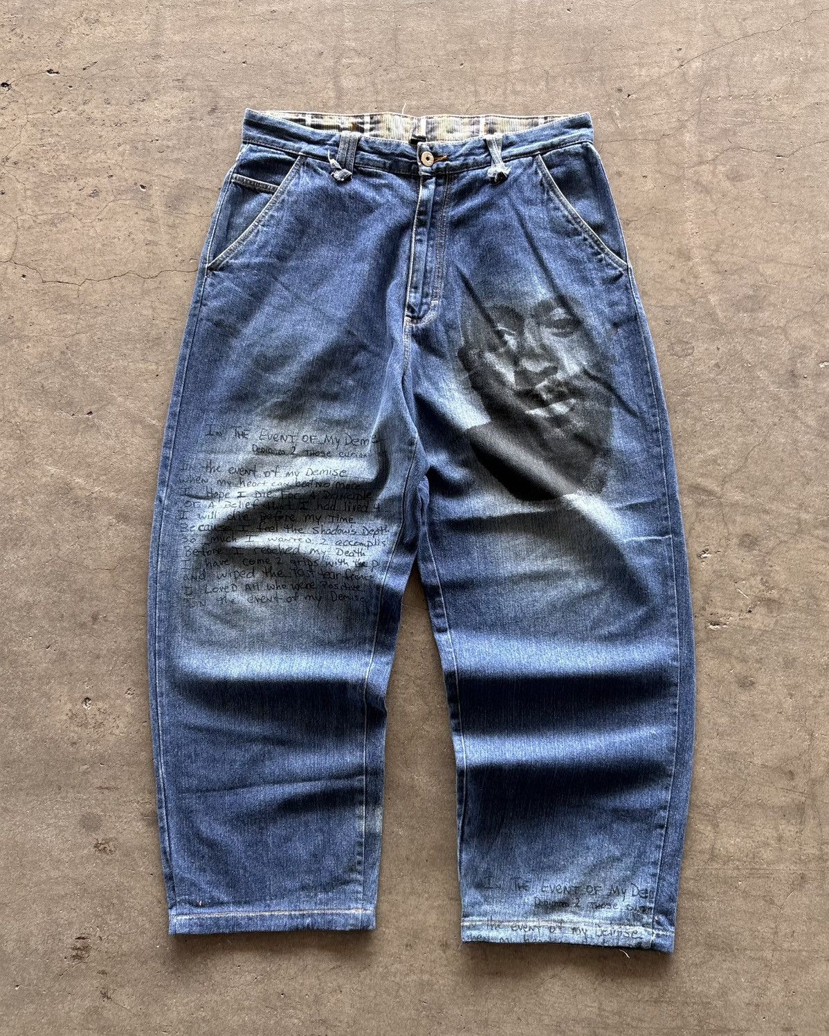 Makaveli Makaveli 2Pac Shakur Denim Jeans Size US 34 / EU 50 - 1 Thumbnail