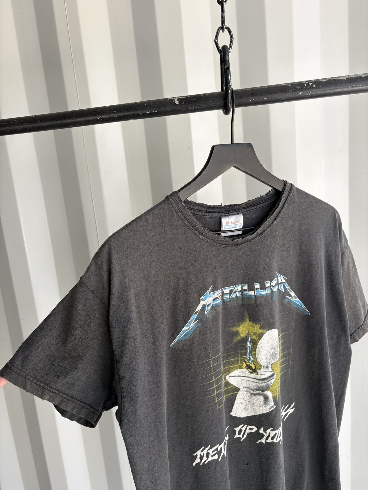 Band Tees Vintage Metallica Metal Up Shirt Faded Distressed Grunge Size US XL / EU 56 / 4 - 5 Thumbnail