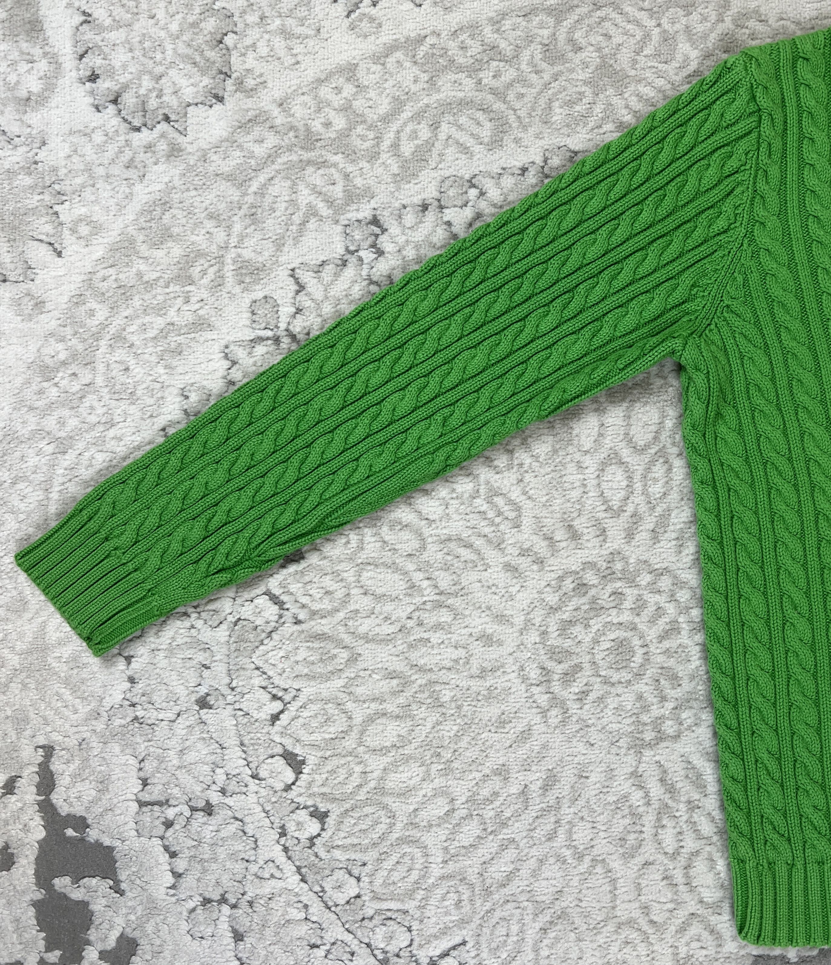 Lauren Ralph Lauren Vtg Lauren Ralph Lauren Cable Knit Sweater Jumper Crest Size L / US 10 / IT 46 - 2 Thumbnail