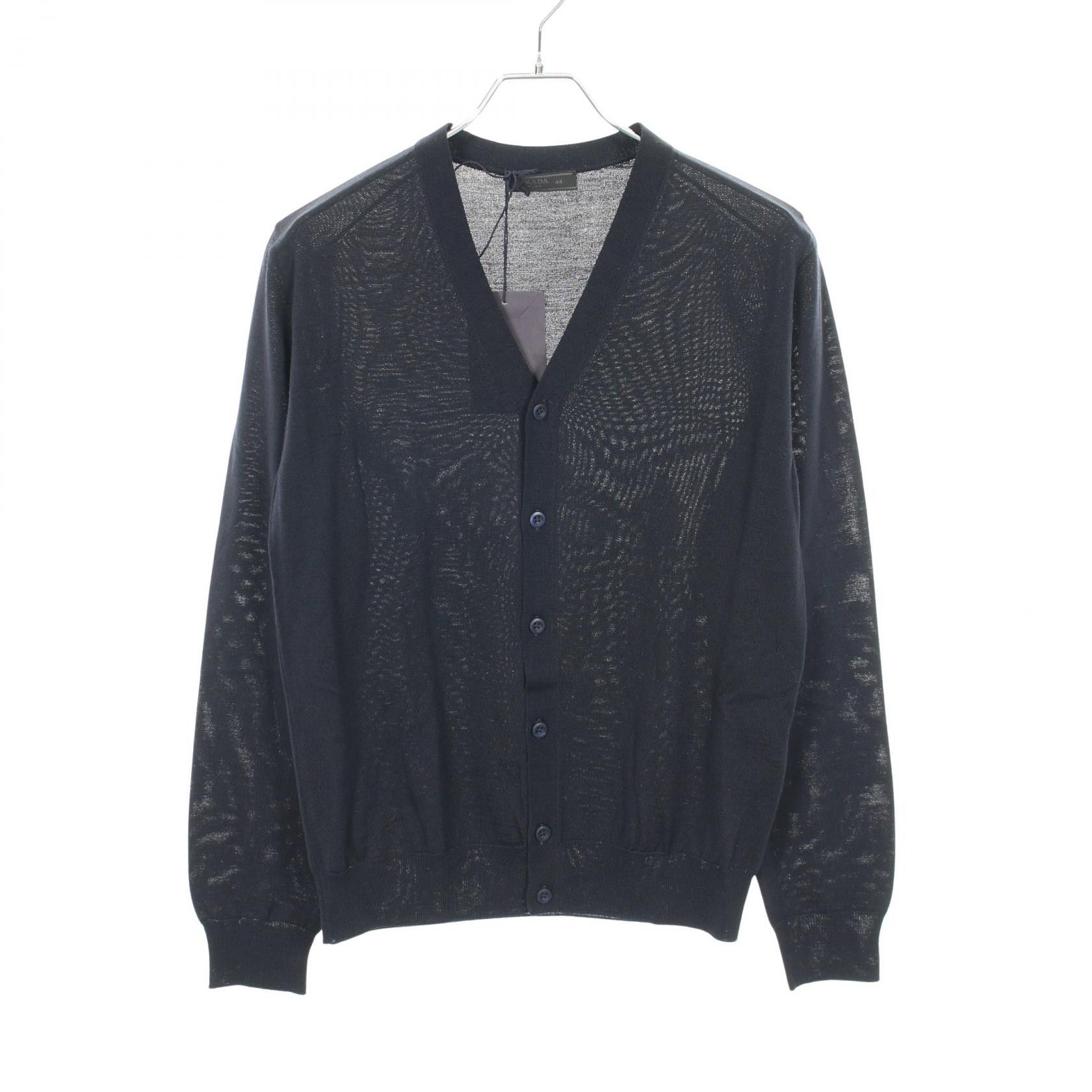 Prada Prada Prada Wool Cardigan Textile Tops DNA959 DUTY FREE for USA Size ONE SIZE - 1 Thumbnail