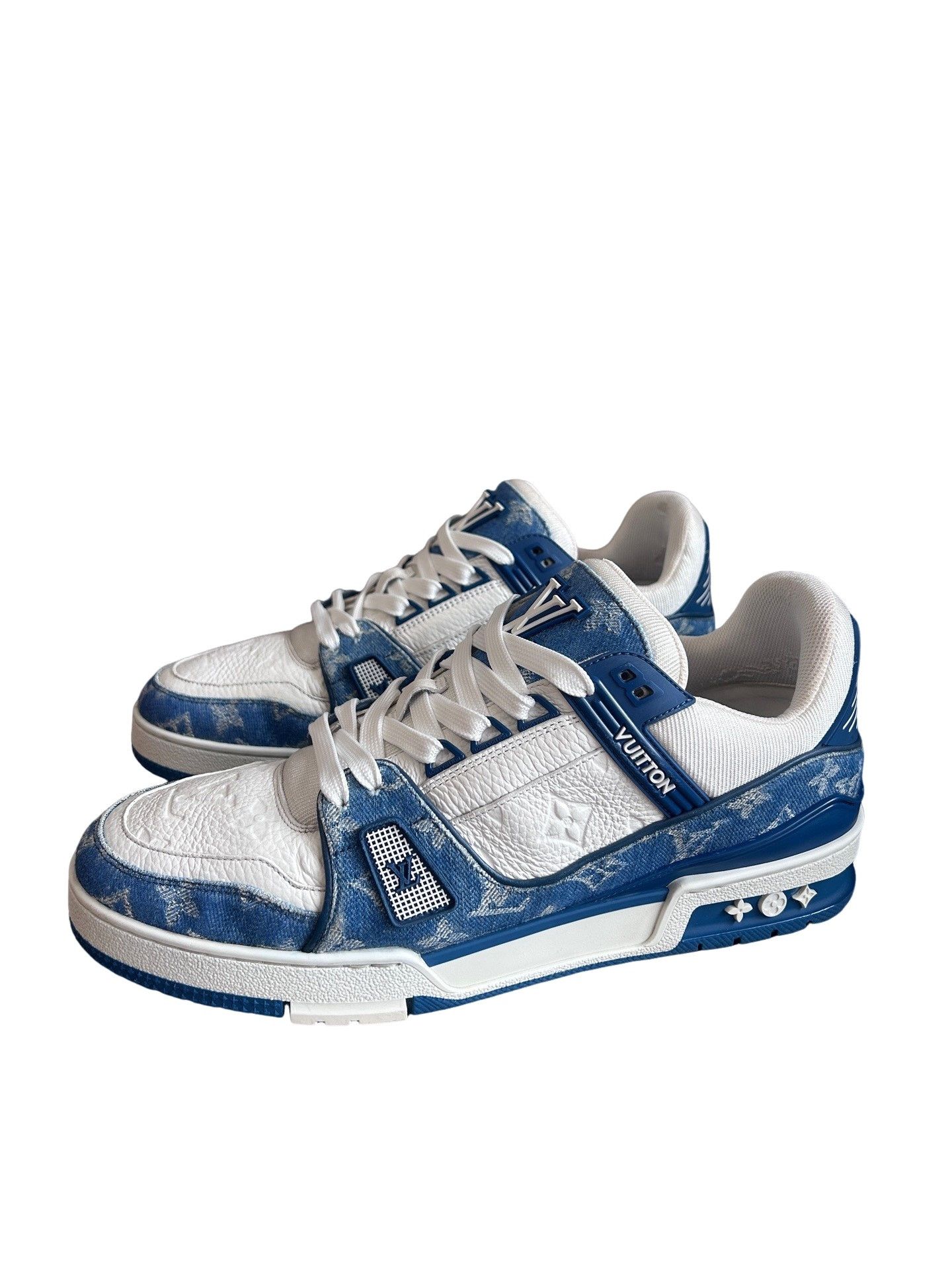 Louis Vuitton Louis Vuitton Trainer Denim Sneakers Size 9.5 Size US 10.5 / EU 43-44 - 1 Thumbnail