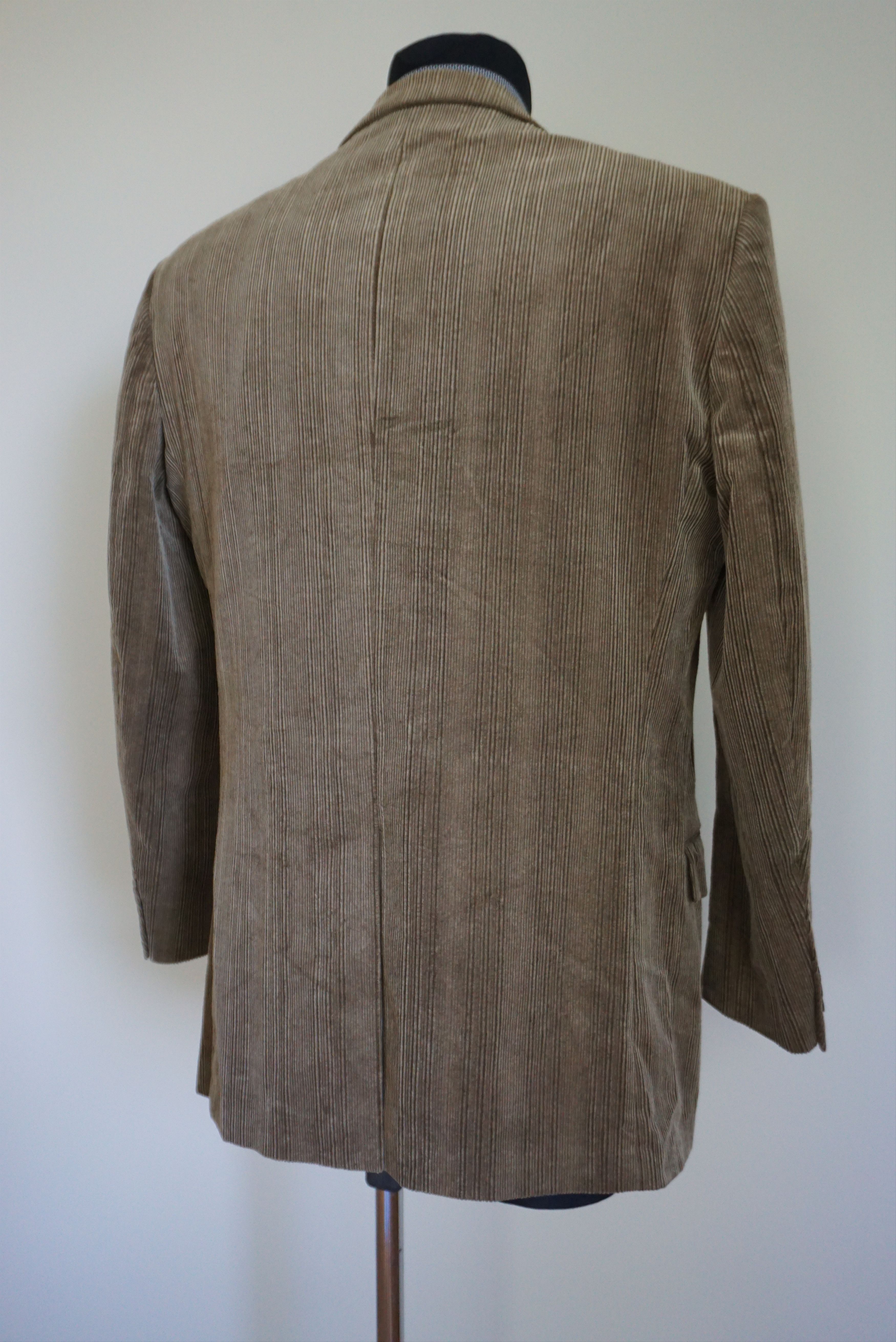 Vintage Rappson L casual jacket 50 UK 40 blazer corduroy cord suit Size 40R - 8 Thumbnail