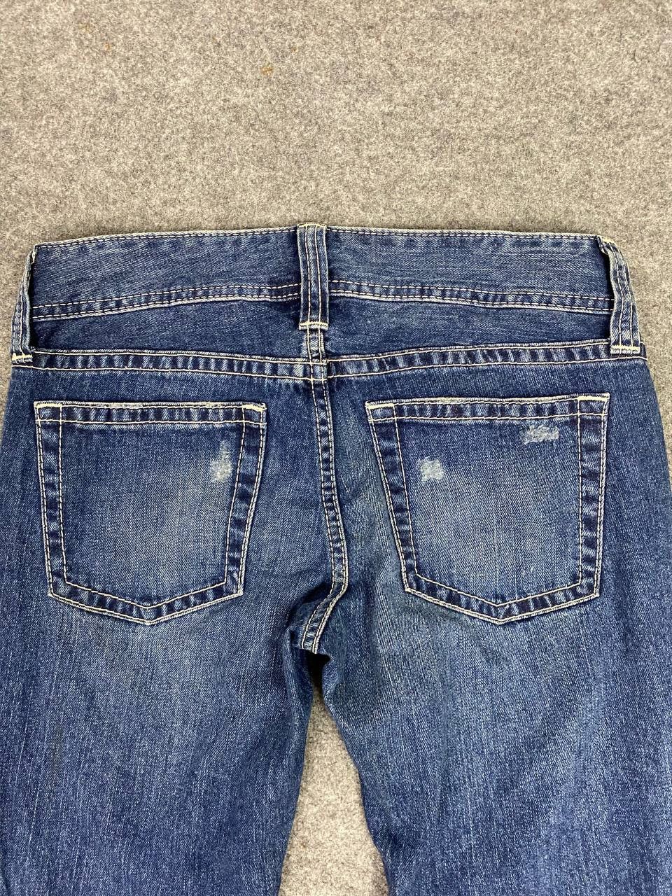 Uniqlo vintage uniqlo japanese bootcut flare distressed denim Size 32" / US 10 / IT 46 - 3 Thumbnail