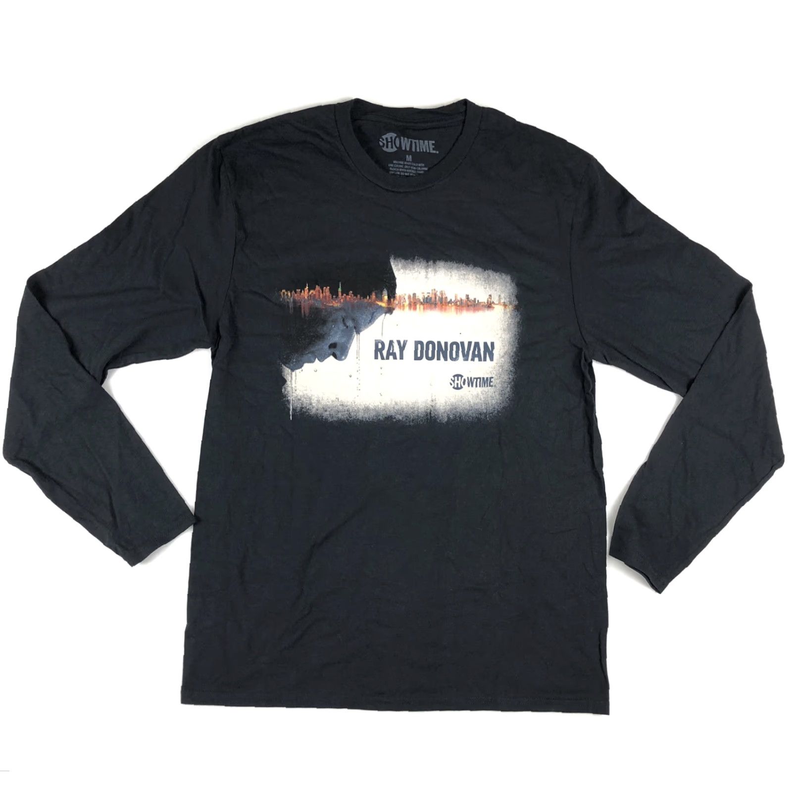Vintage Ray Donovan Shirt Men Small Black Tee Long Sleeve Show Time TV Show Promo Adult Size US S / EU 44-46 / 1 - 2 Thumbnail